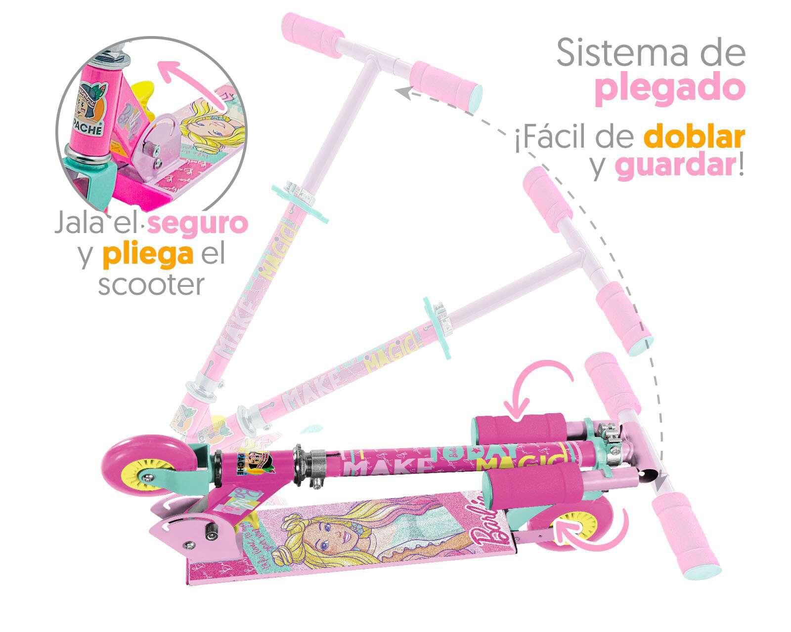 Foto 5 pulgar | Foto 4 | Scooter Apache Barbie R-SBB Plegable