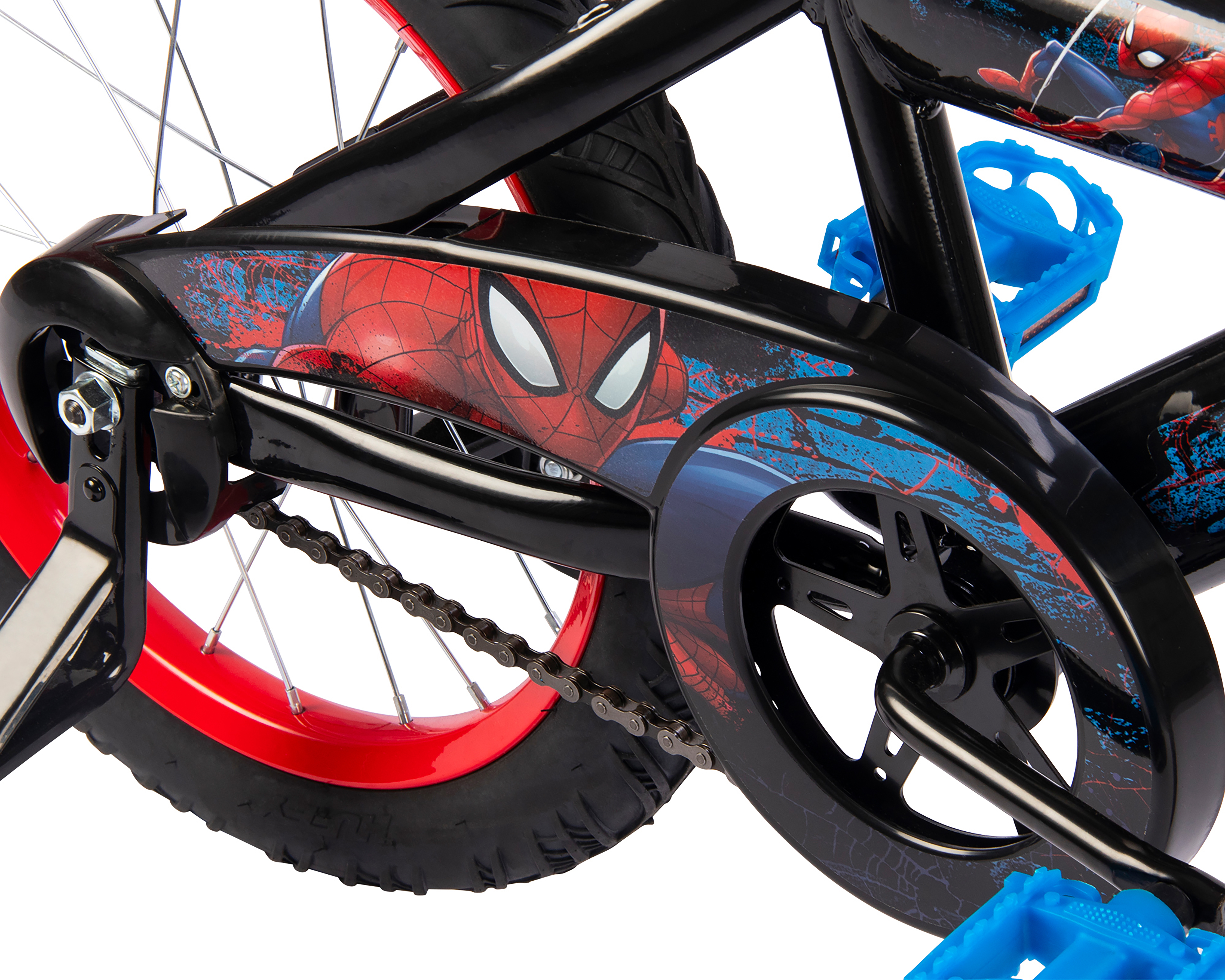 Foto 5 pulgar | Foto 4 | Bicicleta Infantil Huffy Spider-Man 16" Negra