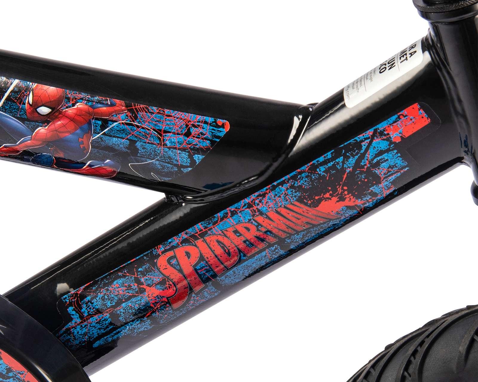 Foto 8 pulgar | Foto 7 | Bicicleta Infantil Huffy Spider-Man 16" Negra