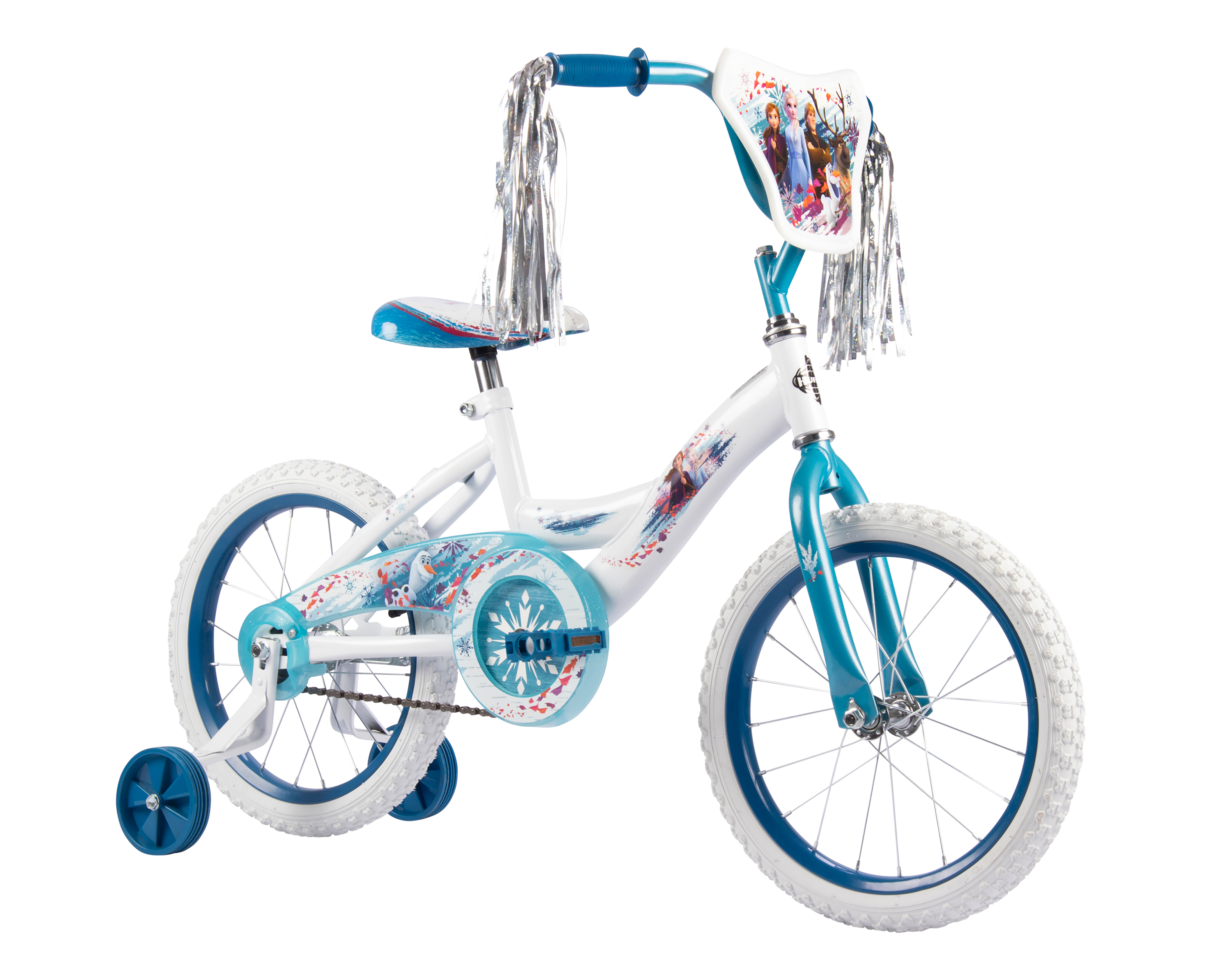 Foto 2 pulgar | Foto 1 | Bicicleta Infantil Huffy Frozen 16" Blanca