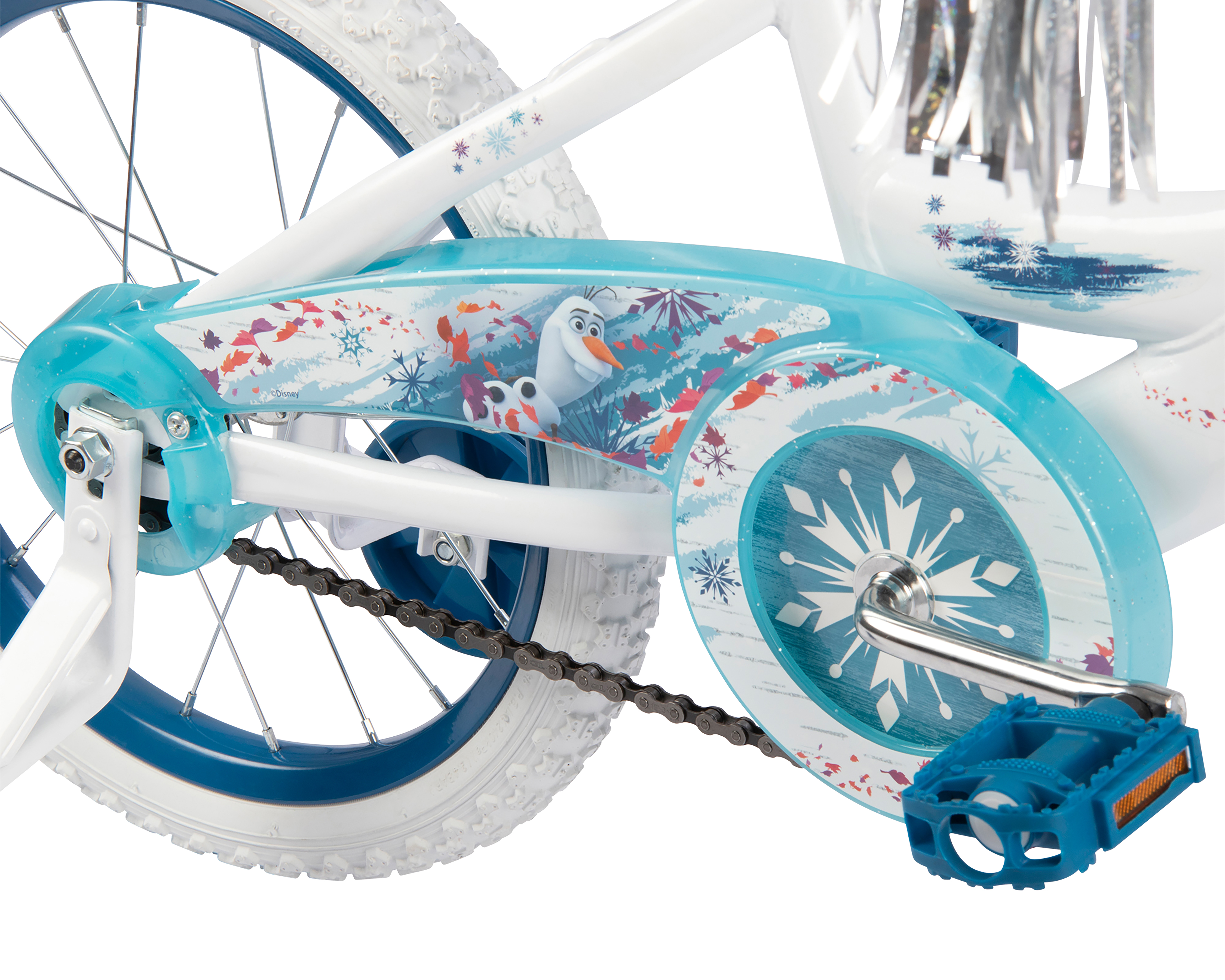 Foto 6 pulgar | Foto 5 | Bicicleta Infantil Huffy Frozen 16" Blanca