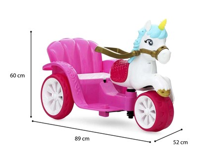 Foto 6 | Foto 6 | Montable Eléctrico Rally Wheels Unicornio Rosa