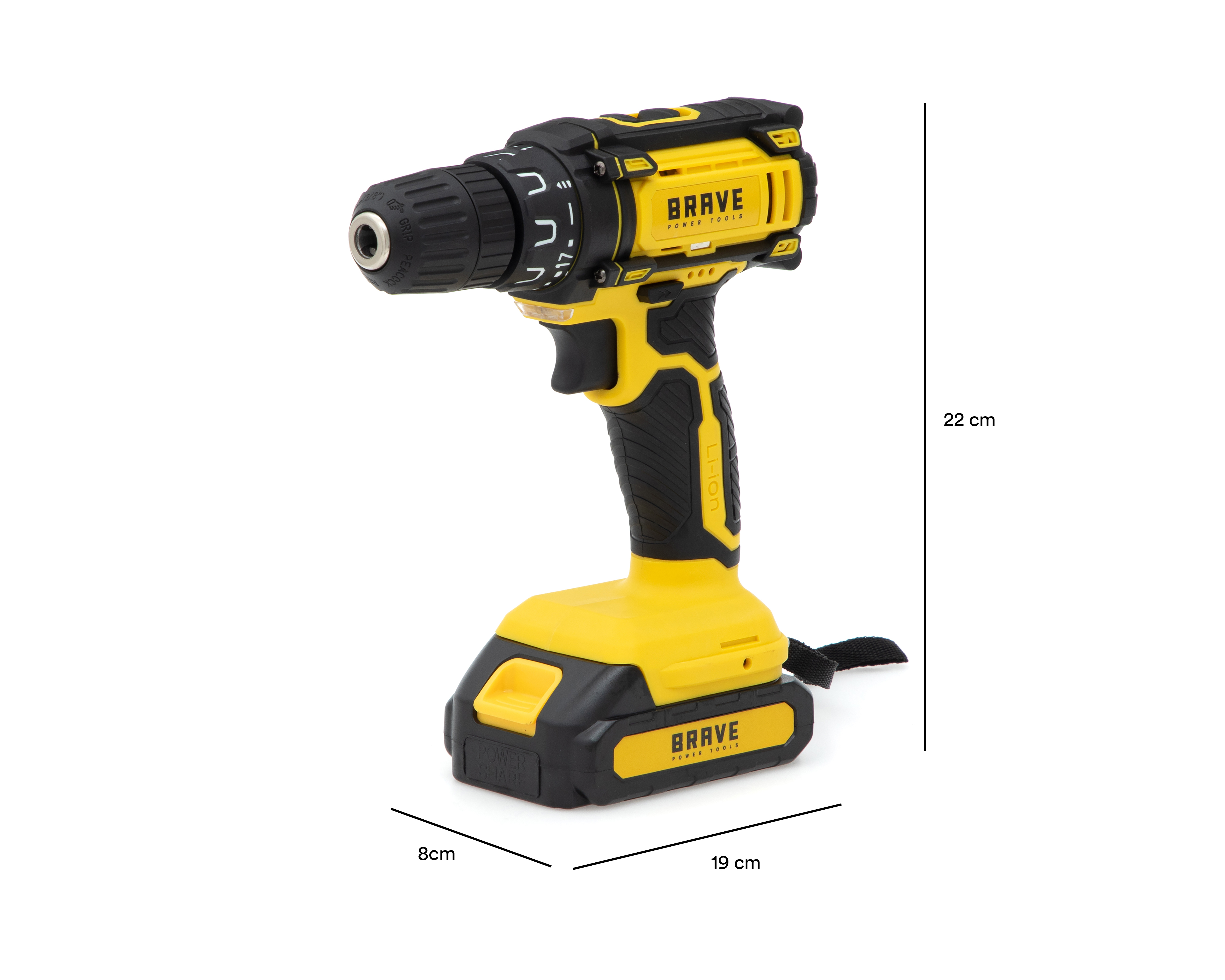 Foto 6 | Foto 6 | Taladro Inalámbrico Brave Power Tools BV2TI-20VTK-PRO 20 V con Accesorios