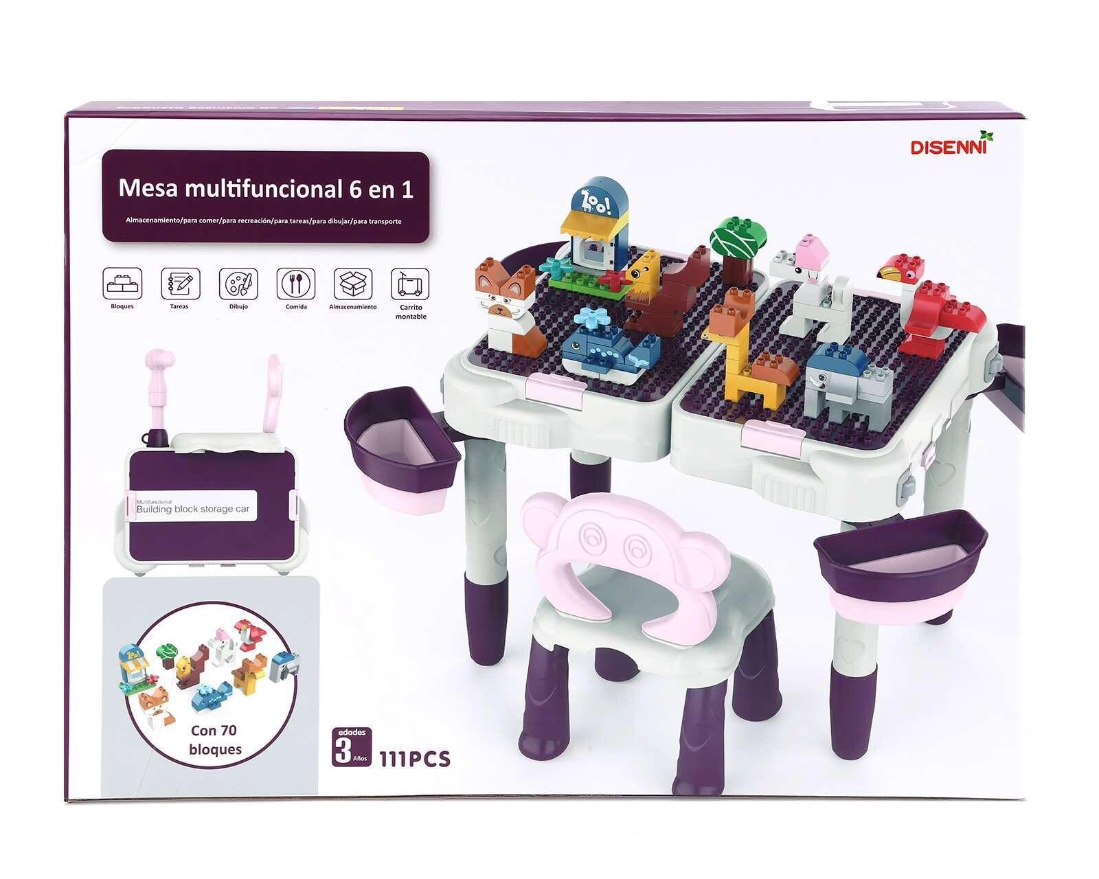 Foto 3 | Foto 3 | Mesa Multifuncional Disenni 6 en 1