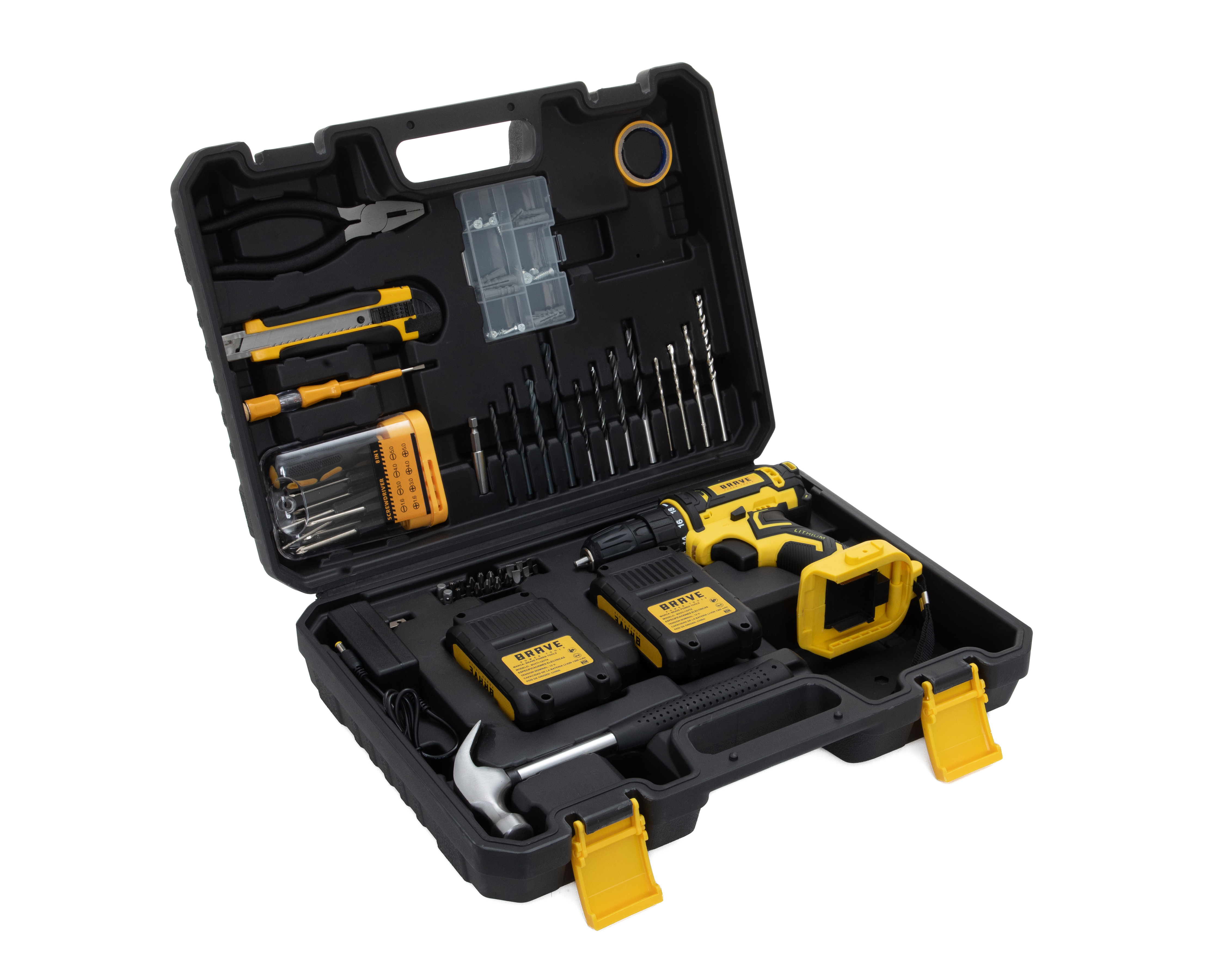 Rotomartillo Inalámbrico Brave Power Tools BV2TI-12VTK 41 Piezas