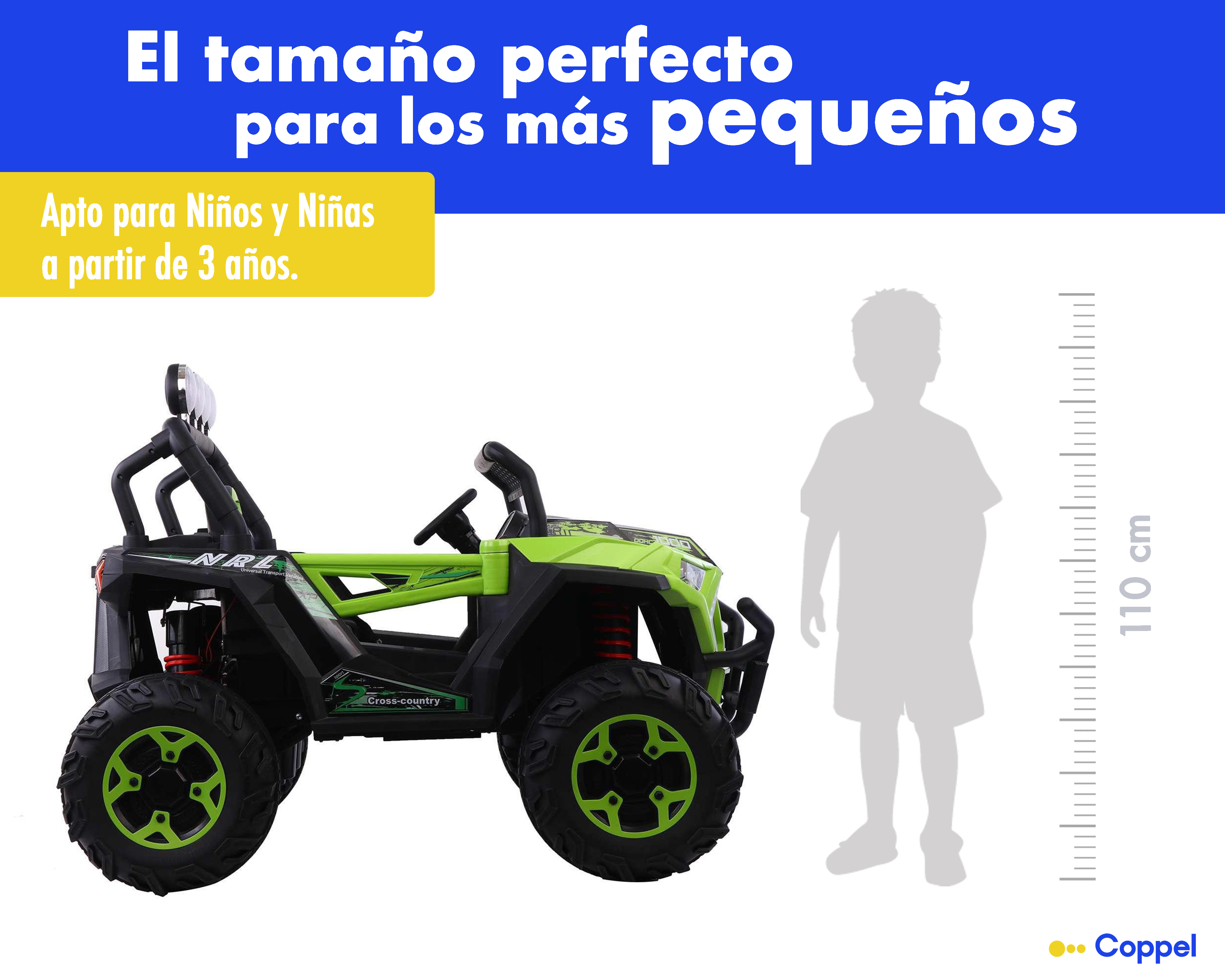 Foto 10 pulgar | Foto 9 | Montable Eléctrico Ironmax Buggy Verde