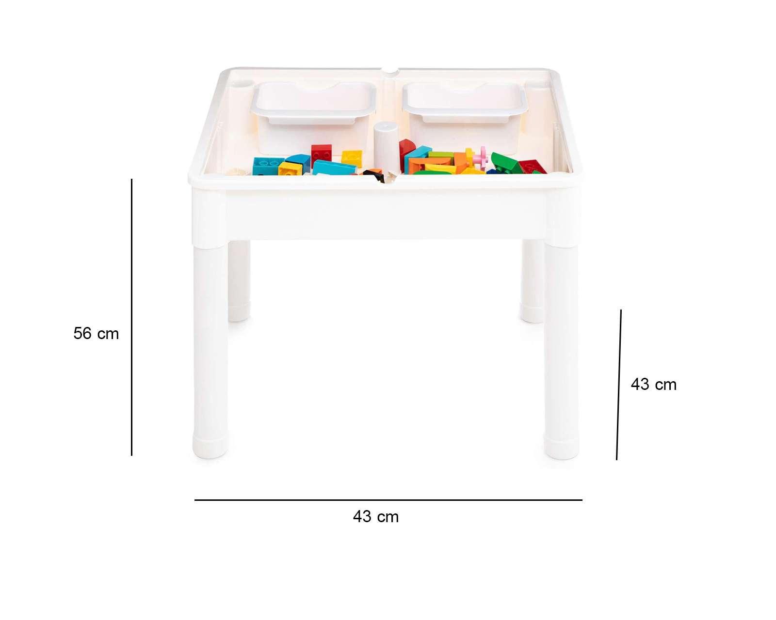 Foto 6 | Foto 7 | Mesa de Juego Ironmax Blocks Blanco