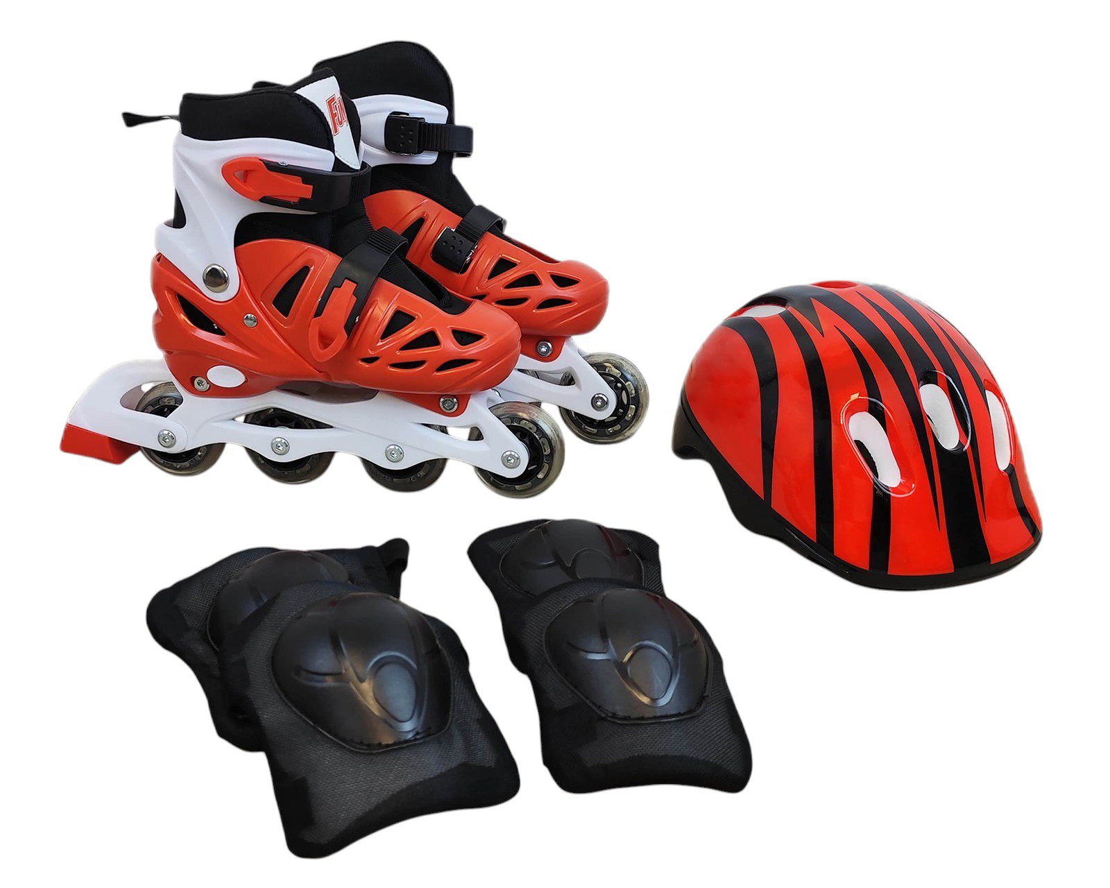 Patines para Niño Funzone Challenge con Casco y Accesorios