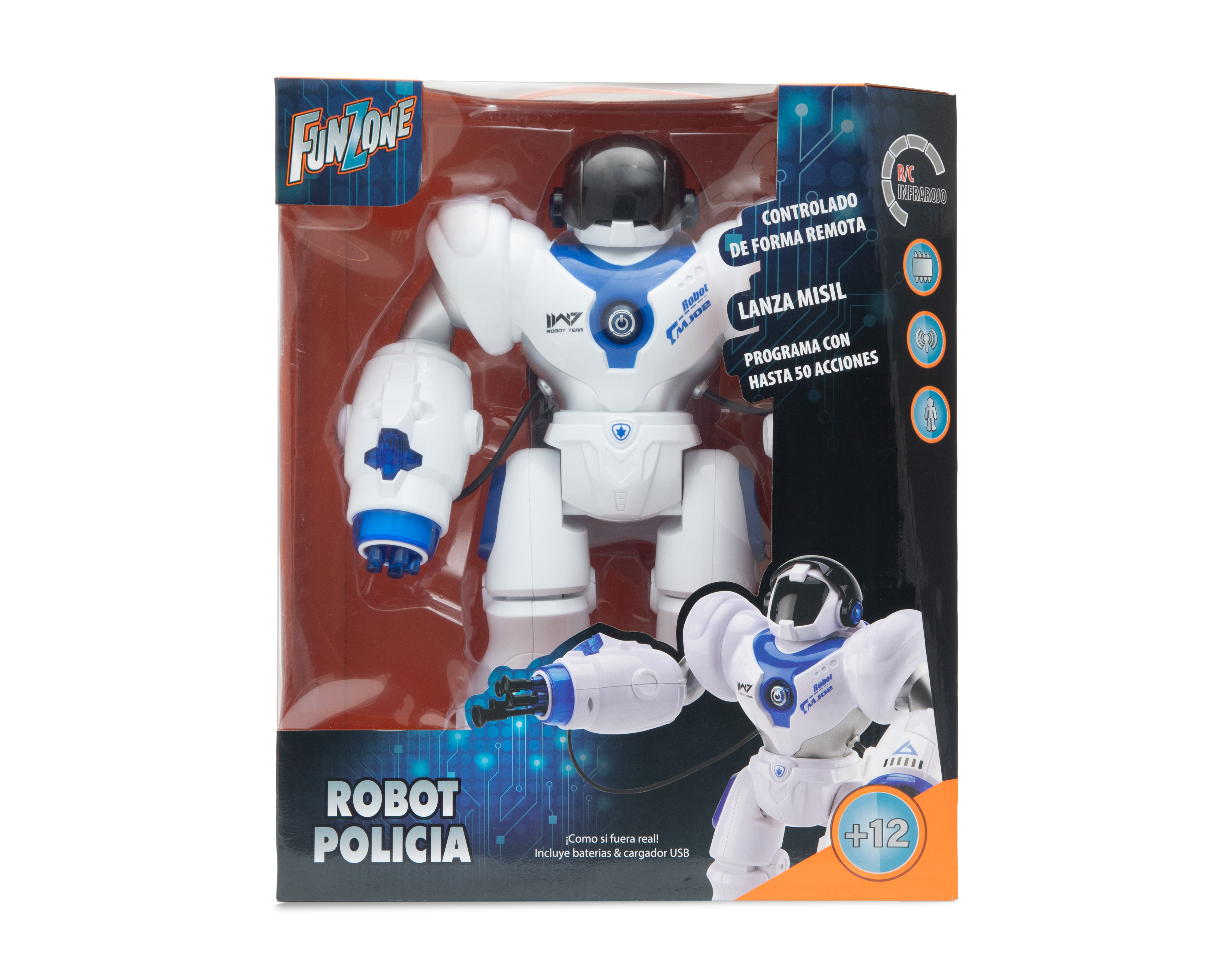 Foto 7 pulgar | Foto 6 | Robot Policia Funzone Lanza Misil