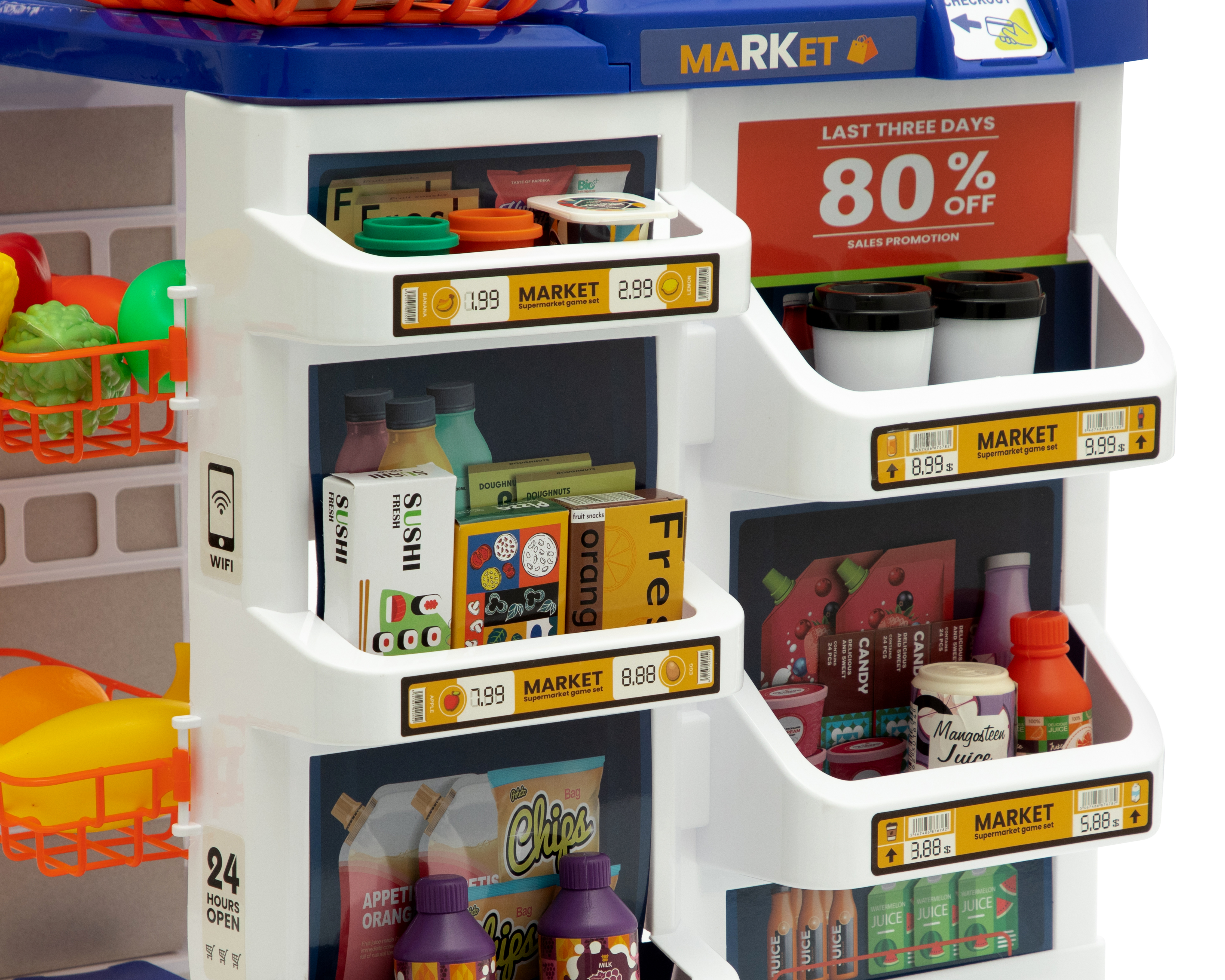 Foto 3 | Foto 3 | Supermercado de Juguete Funzone 60 Piezas