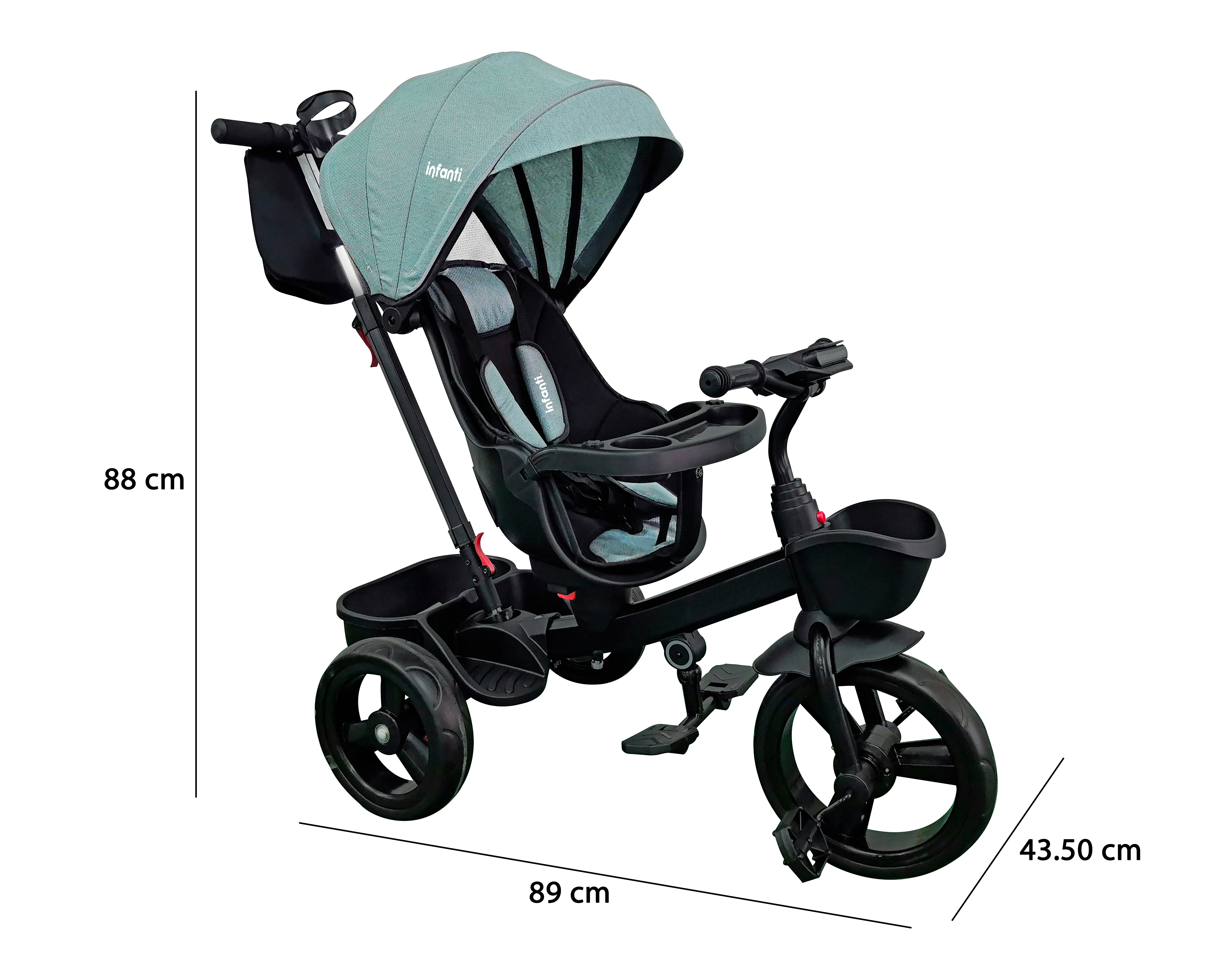 Foto 5 | Foto 5 | Triciclo Etapas Infanti Evander Y-TS6200B 5 Posiciones