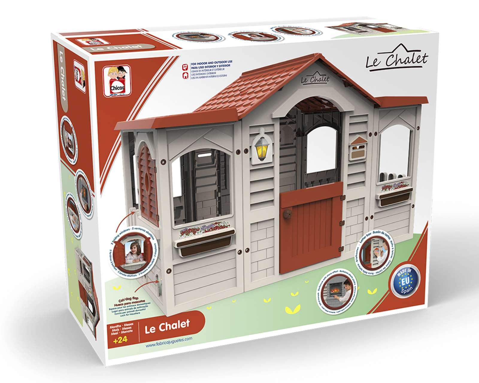 Foto 4 | Foto 4 | Casita Infantil Chicos Le Chalet 89650 Gris/Rojo