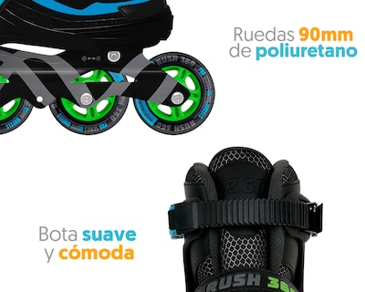 Foto 5 | Foto 5 | Patines de 4 Ruedas Apache Rush 360 Ajustables