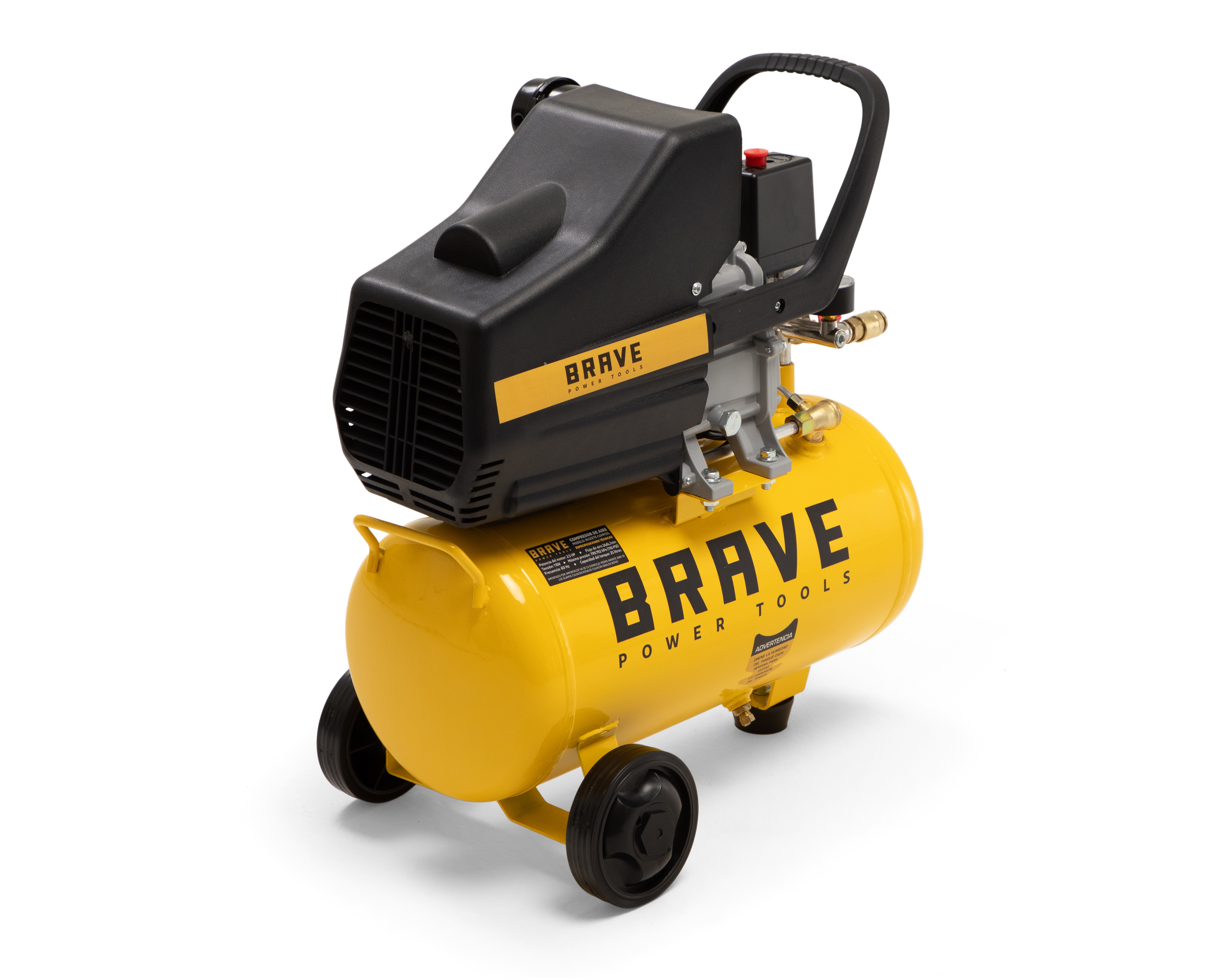 Foto 5 pulgar | Foto 4 | Compresor de Aire Brave con Accesorios 116 psi 25 Litros 120 V