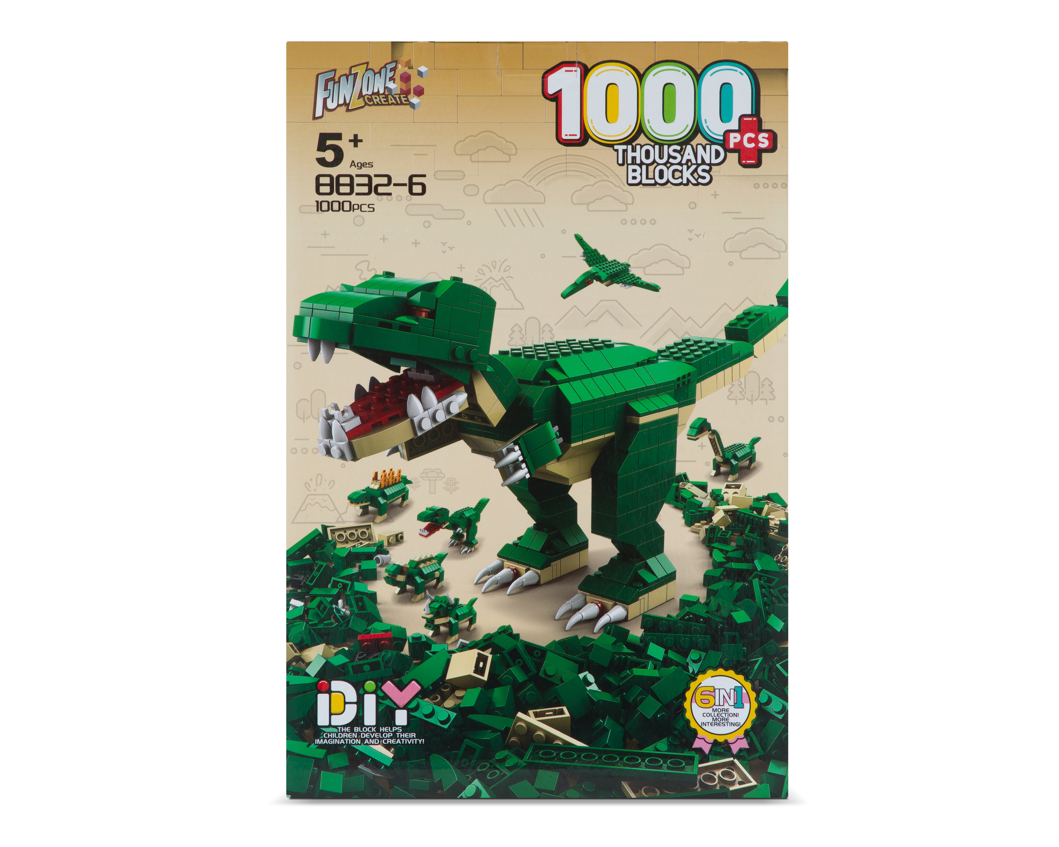 Bloques de Construcción Funzone 1000 Piezas