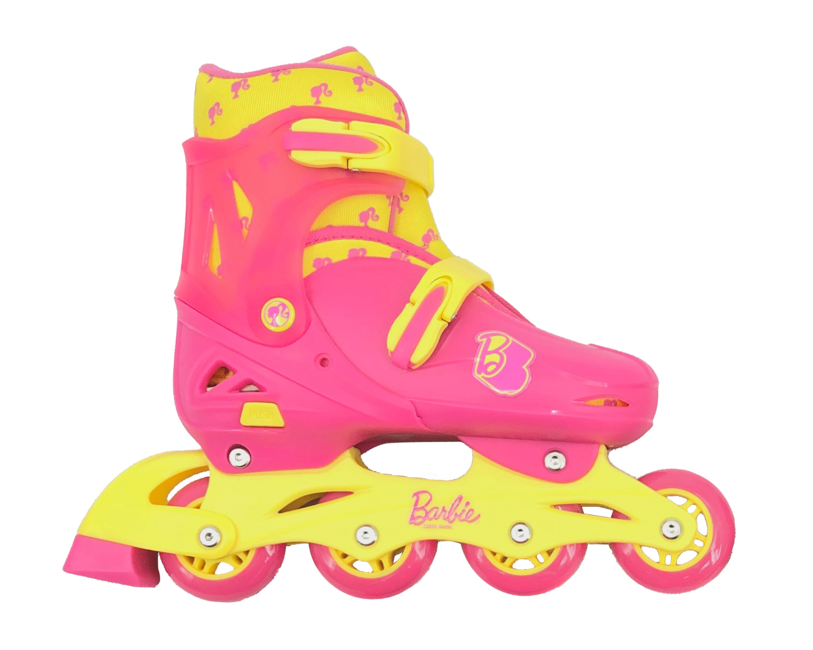 Foto 2 pulgar | Foto 1 | Patines para Niña de 4 Ruedas Apache Barbie Ajustables