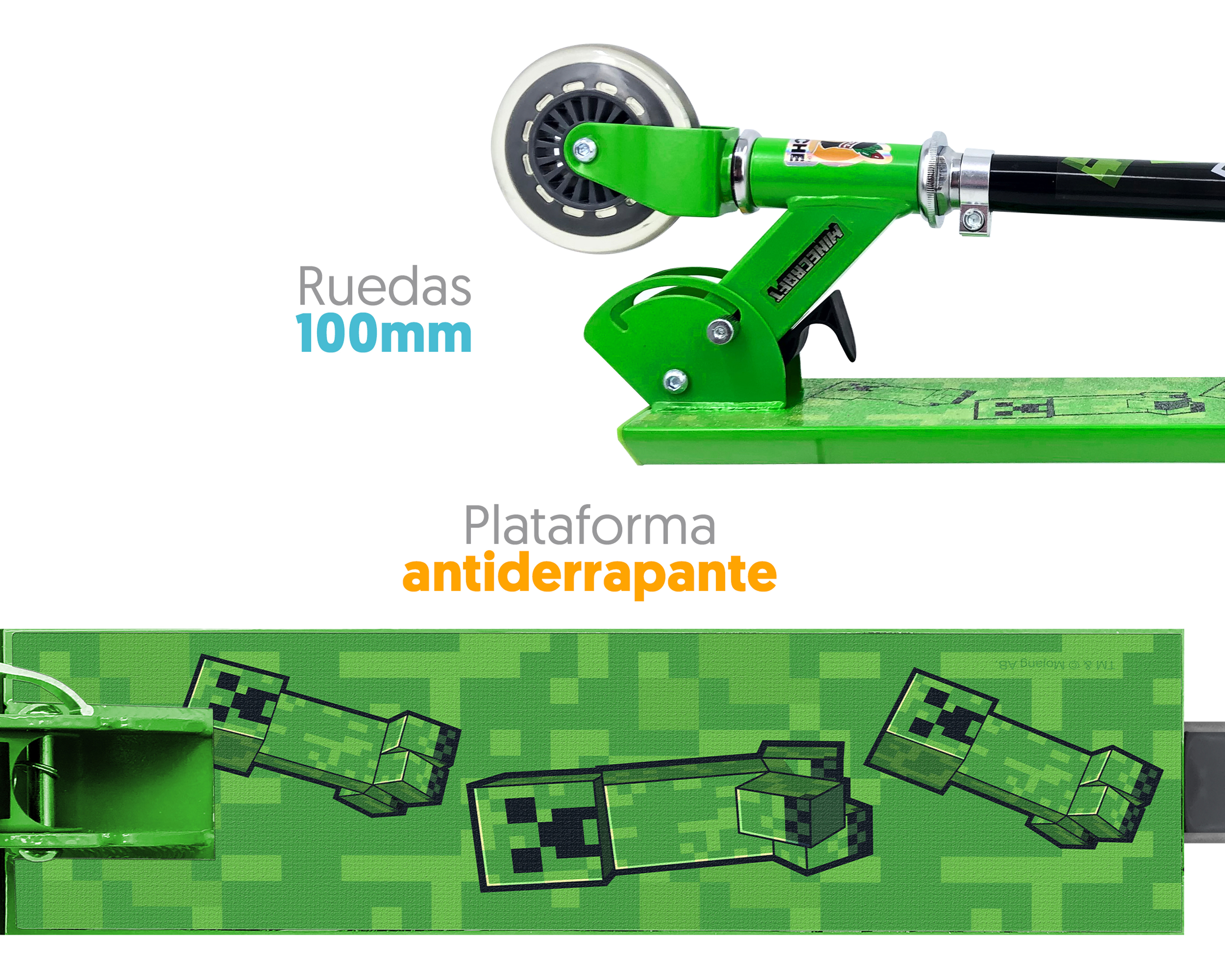 Foto 3 | Foto 3 | Scooter para Niño Apache Minecraft Plegable