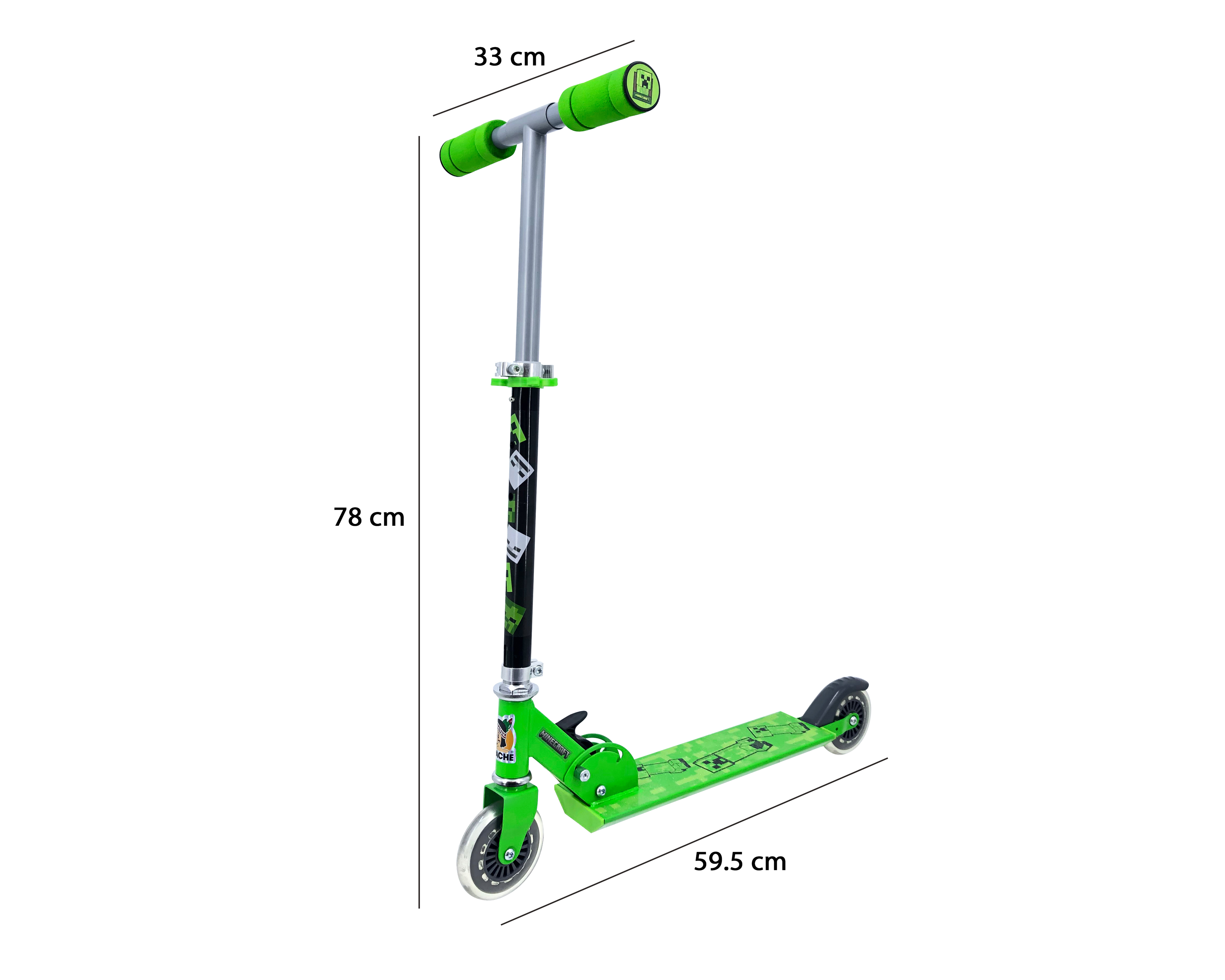 Foto 7 pulgar | Foto 6 | Scooter para Niño Apache Minecraft Plegable