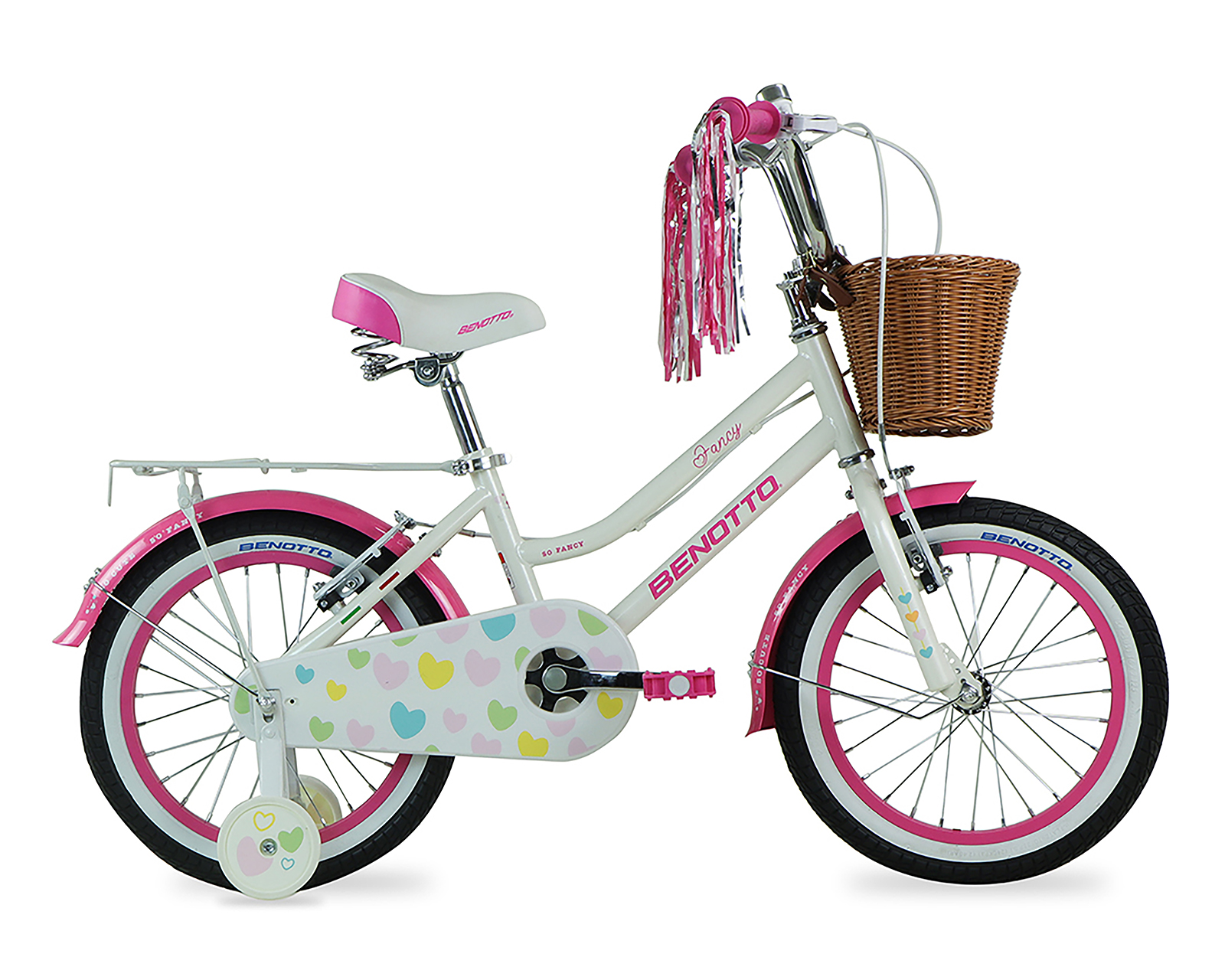 Bicicleta Infantil Benotto Fancy Rodada 16 Blanca