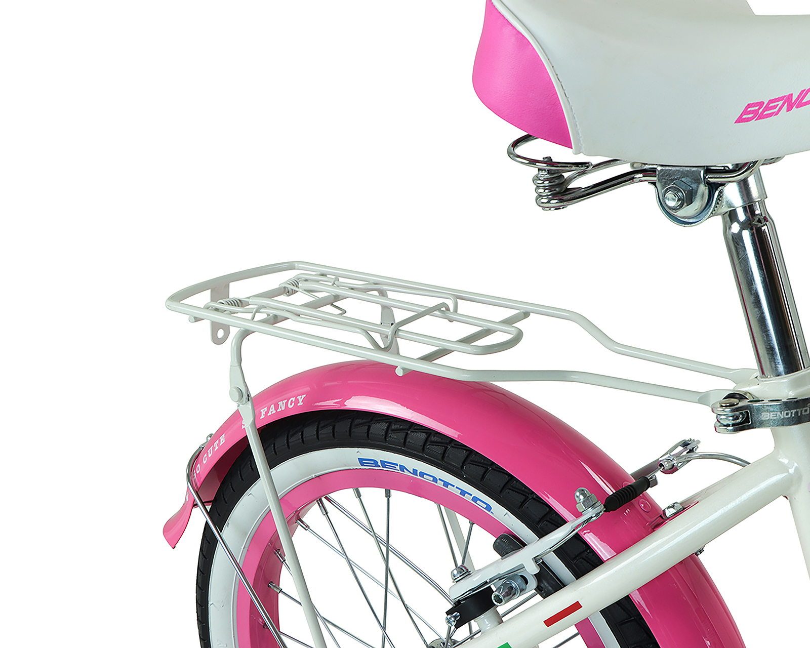 Foto 4 pulgar | Foto 3 | Bicicleta Infantil Benotto Fancy Rodada 16 Blanca