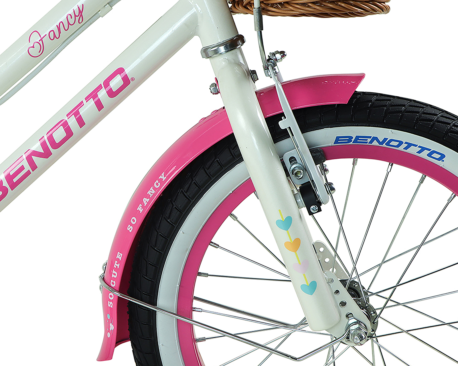 Foto 5 pulgar | Foto 4 | Bicicleta Infantil Benotto Fancy Rodada 16 Blanca