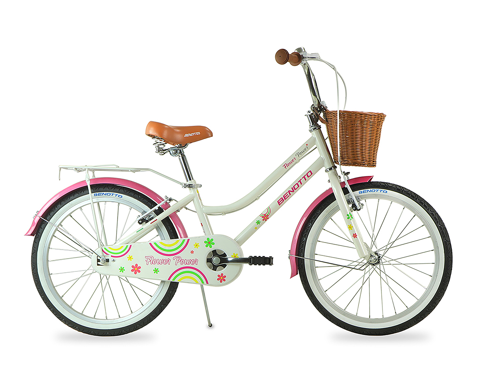 Foto 2 pulgar | Foto 1 | Bicicleta Benotto Flower Power R20 Rosa