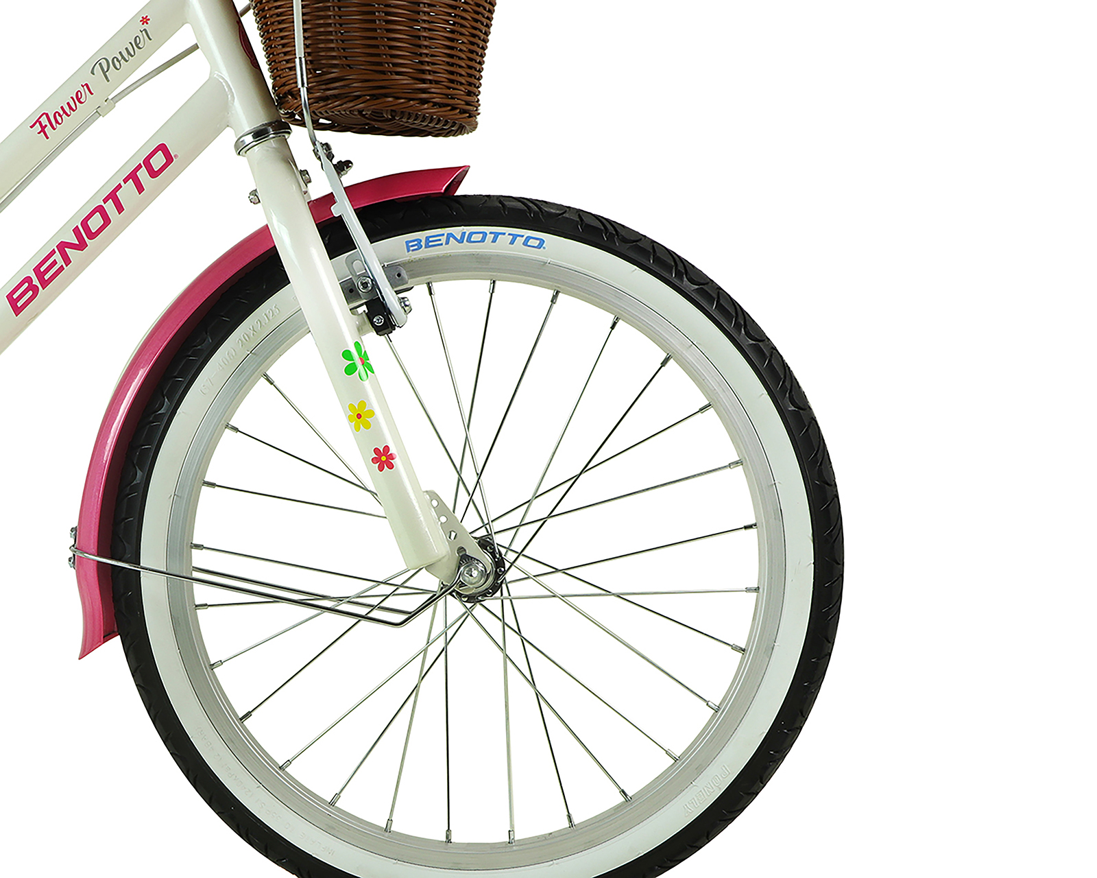 Foto 4 pulgar | Foto 3 | Bicicleta Benotto Flower Power R20 Rosa