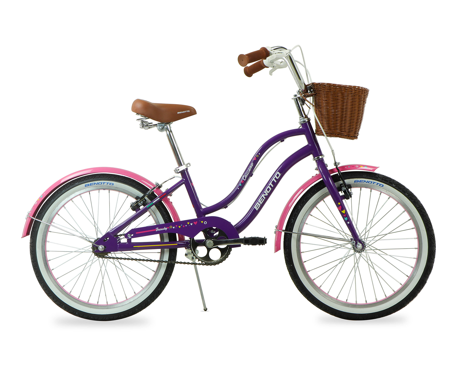 Foto 2 pulgar | Foto 1 | Bicicleta Infantil Benotto City Crucero R20 Morada