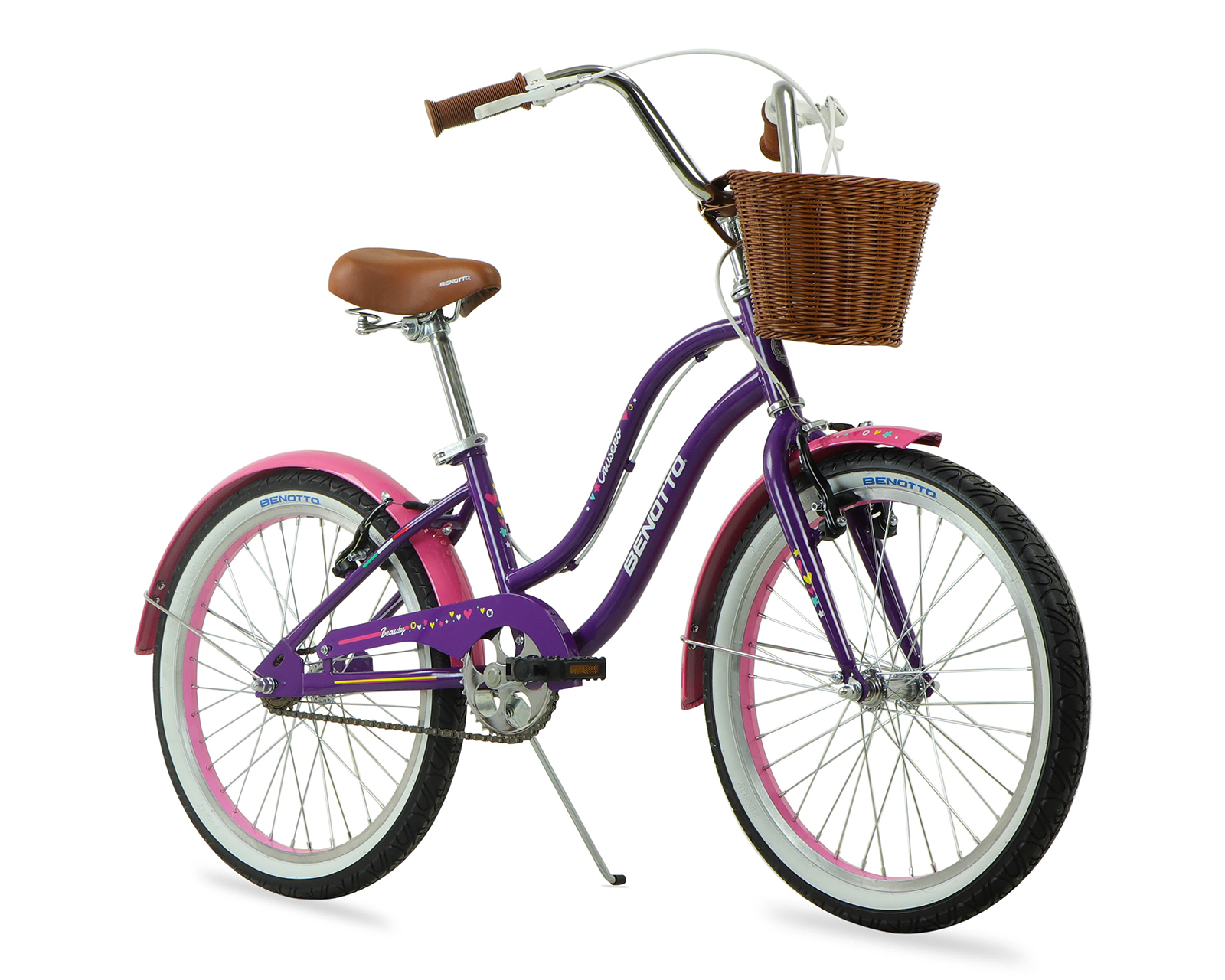 Foto 2 | Foto 2 | Bicicleta Infantil Benotto City Crucero R20 Morada