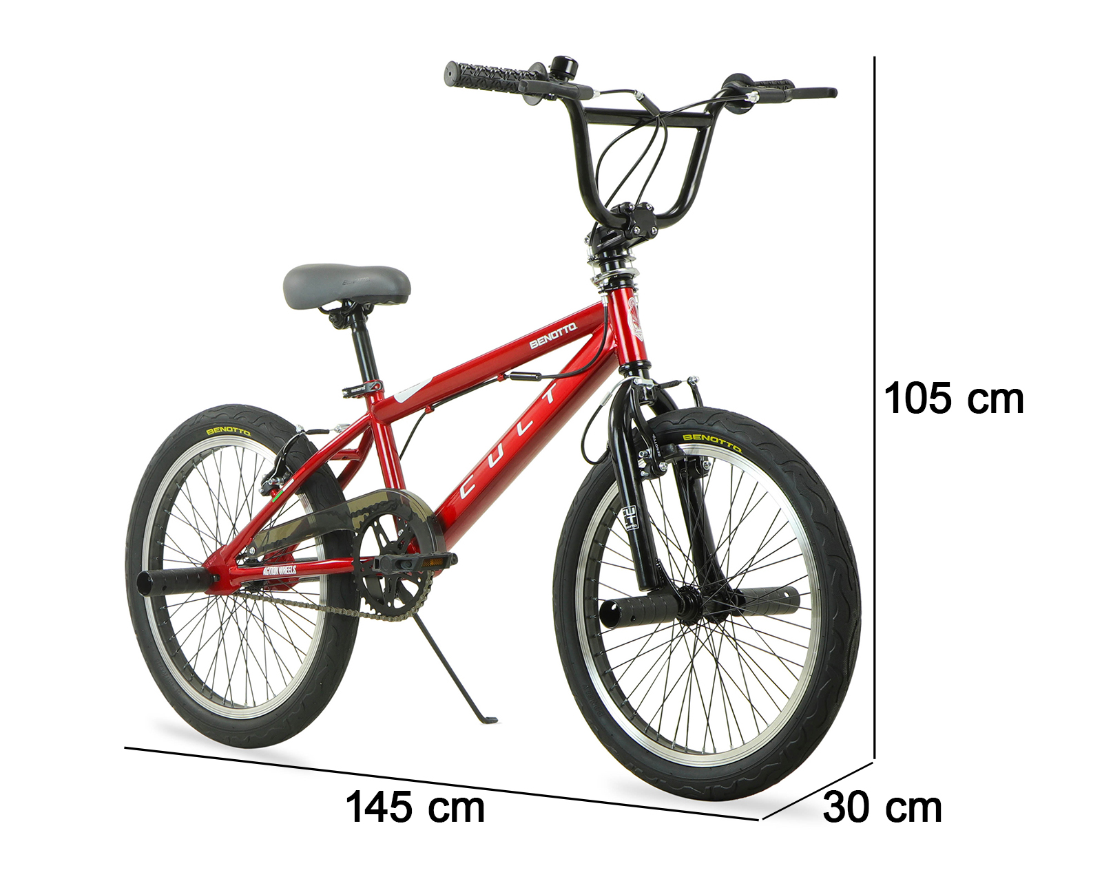 Foto 6 | Foto 6 | Bicicleta Infantil Benotto Freestyle R20 Roja