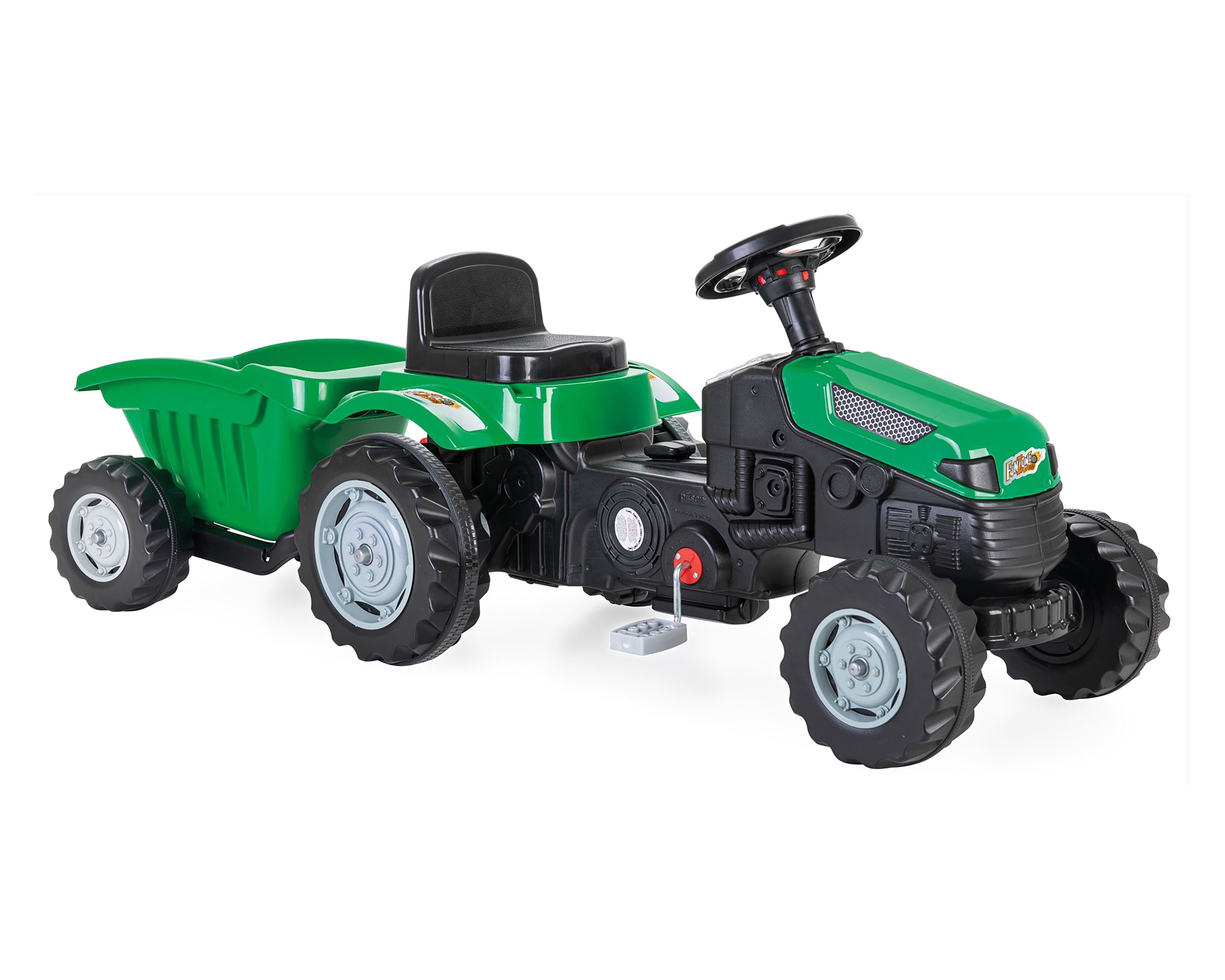 Montable Tractor Funzone Verde con Pedales