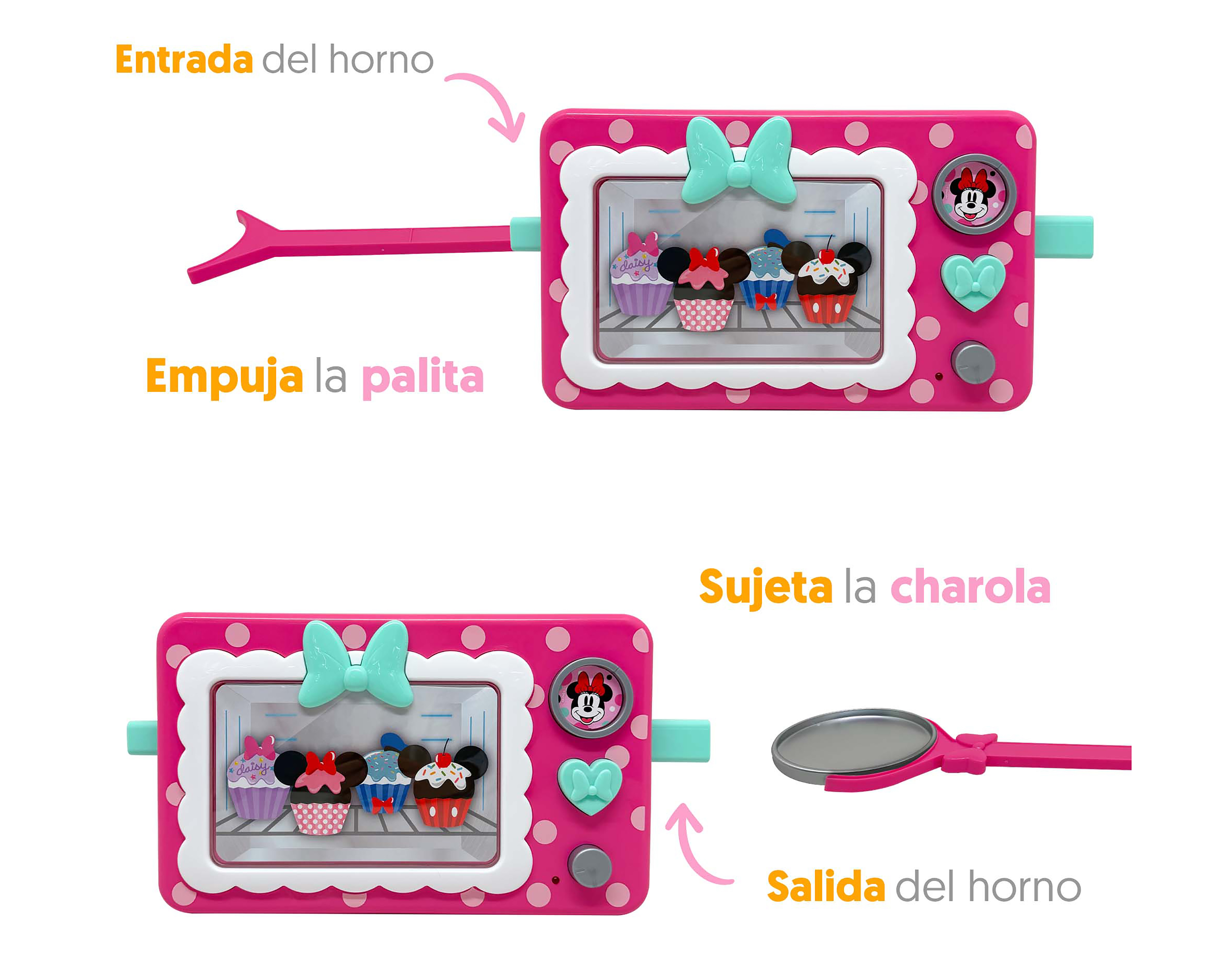 Foto 3 | Foto 3 | Hornito Eléctrico Apache Minnie Mouse con Accesorios