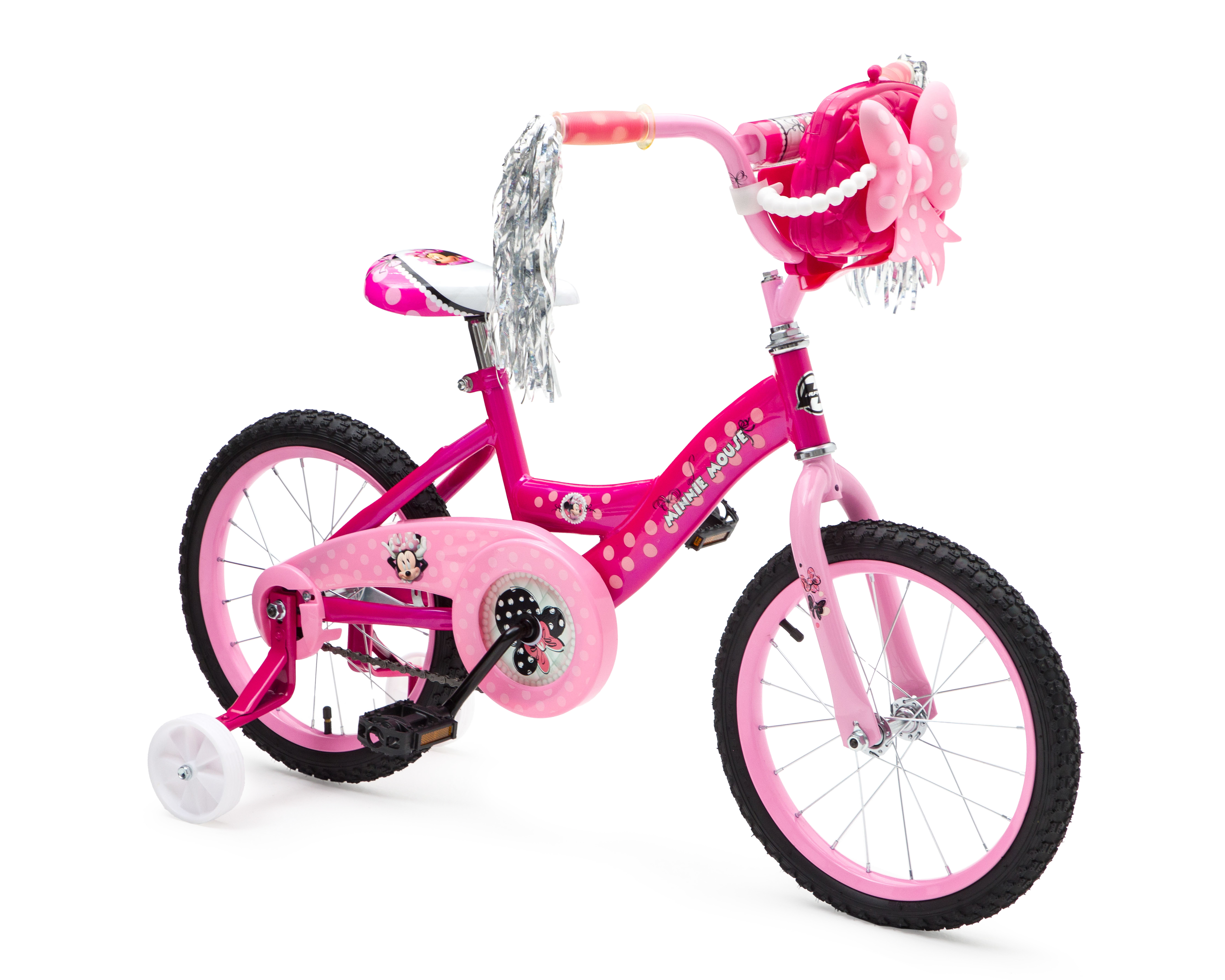 Foto 4 pulgar | Foto 3 | Bicicleta y Scooter Infantil Huffy Minnie Rodada 16 Rosa