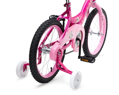 Foto 6 | Foto 6 | Bicicleta y Scooter Infantil Huffy Minnie Rodada 16 Rosa