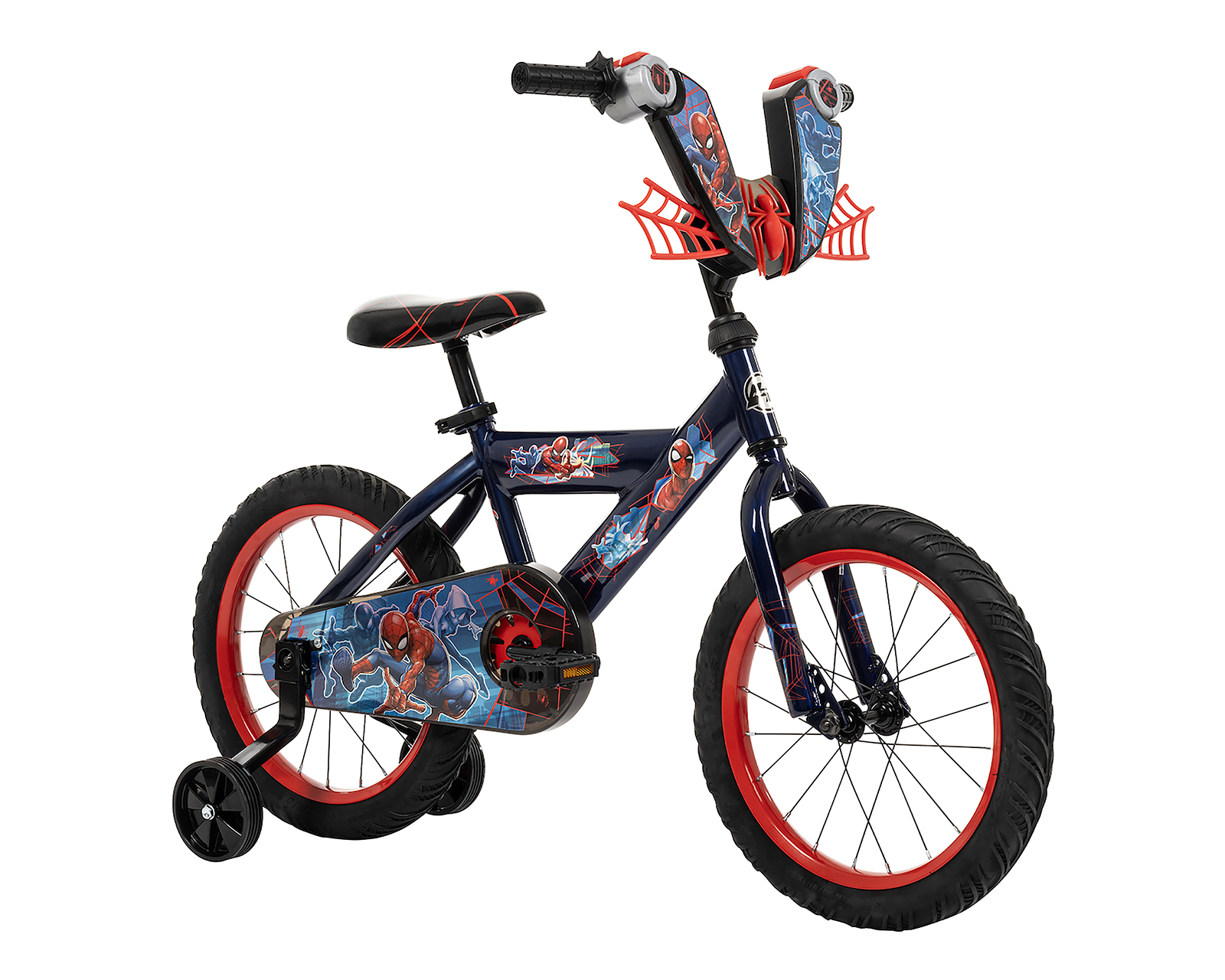 Foto 3 pulgar | Foto 2 | Bicicleta y Scooter Infantil Huffy Spider-Man Rodada 16 Negra