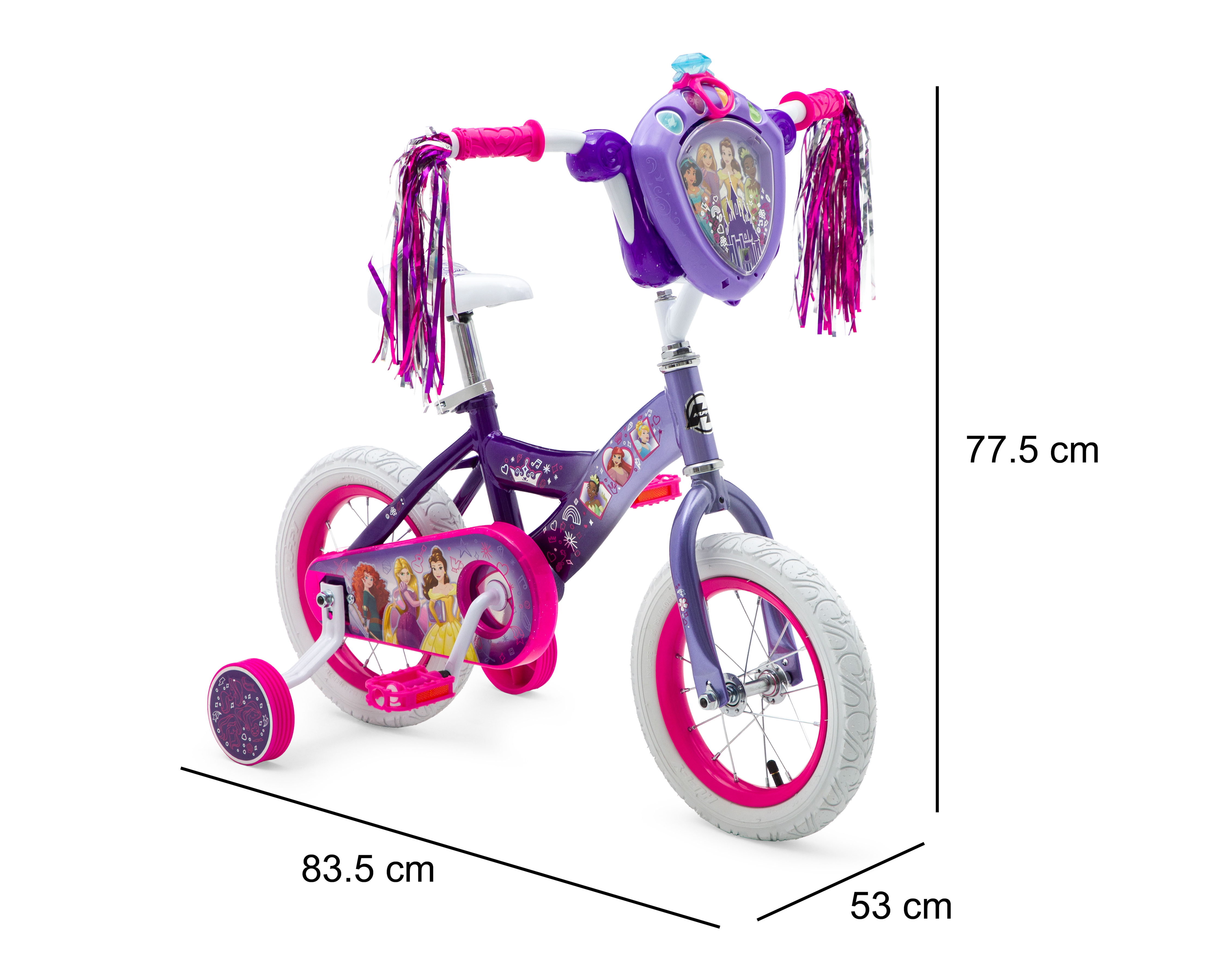 Foto 7 pulgar | Foto 6 | Bicicleta Infantil Huffy Princess Rodada 12 Rosa