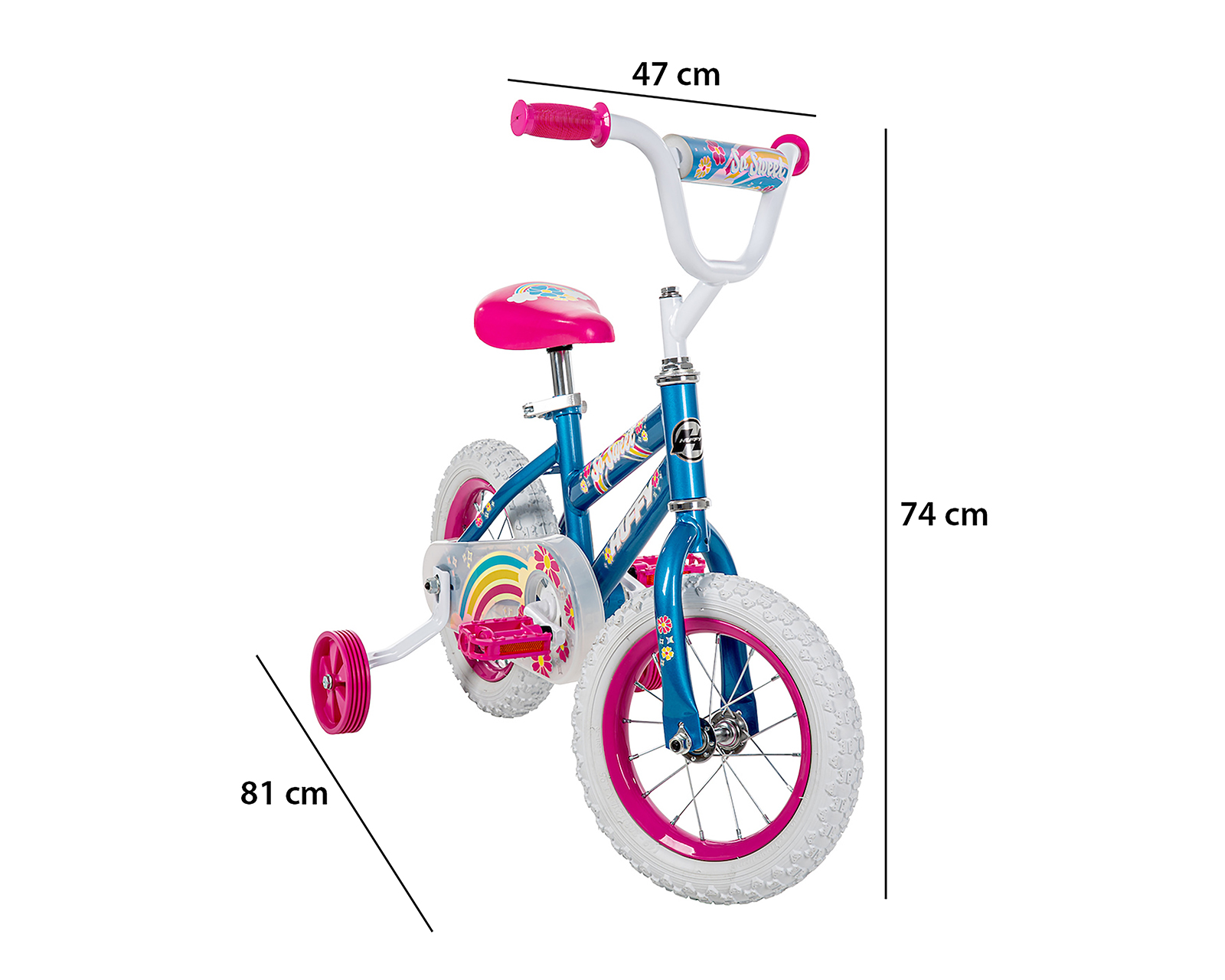 Foto 6 | Foto 6 | Bicicleta Infantil Huffy So Sweet Rodada 12 Multicolor