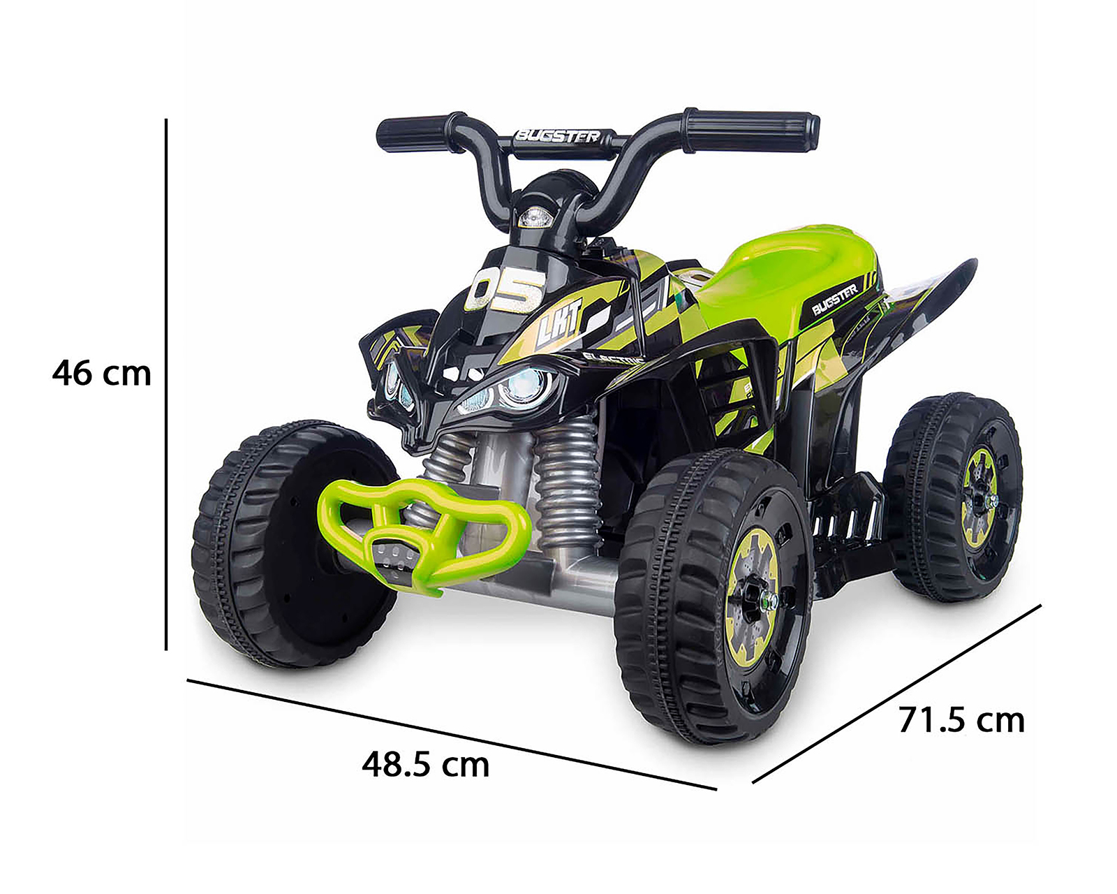 Foto 10 pulgar | Foto 9 | Montable Eléctrico Loko Toys Verde