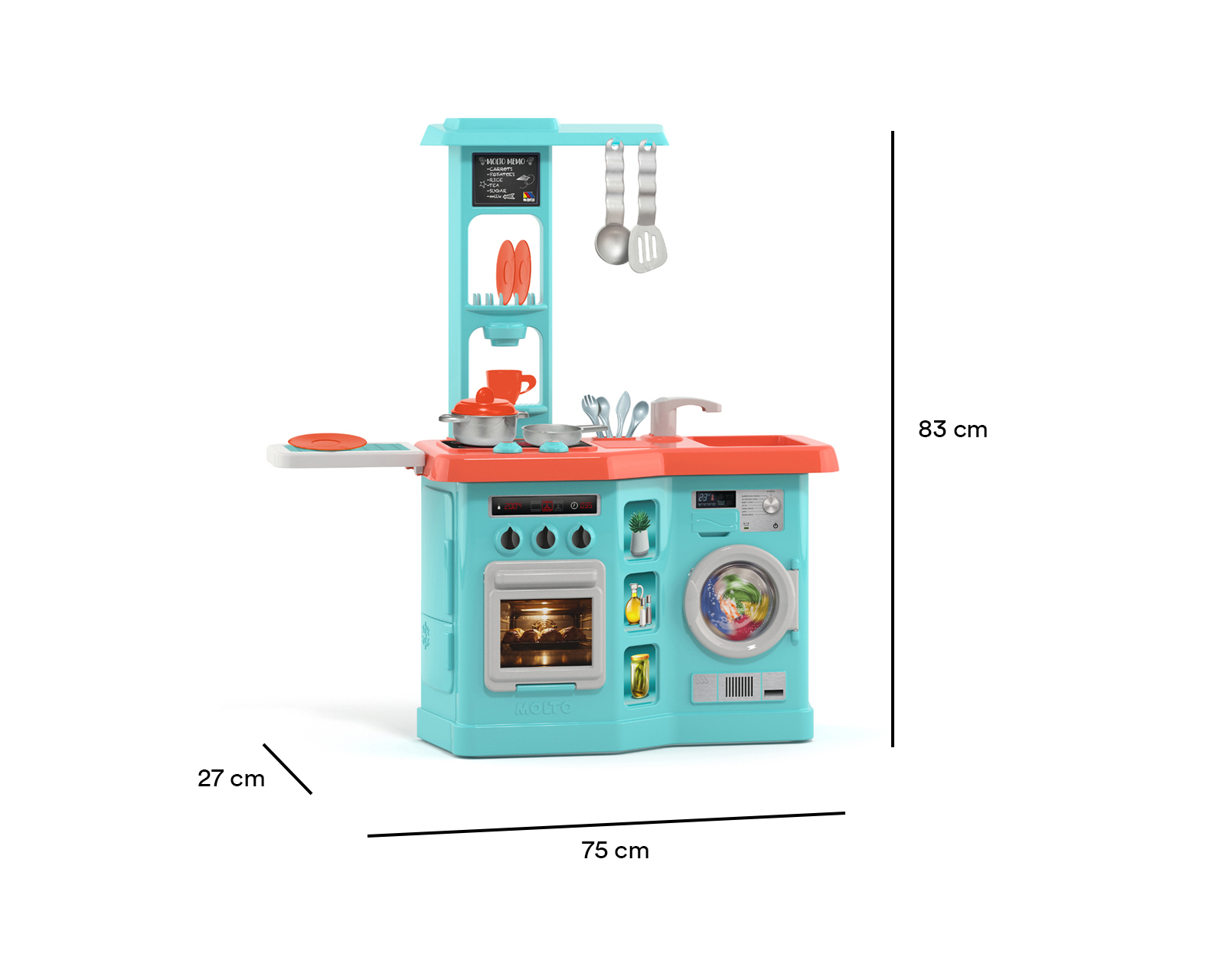 Foto 6 | Foto 6 | Cocina de Juguete Molto Kitchen Studio con Accesorios