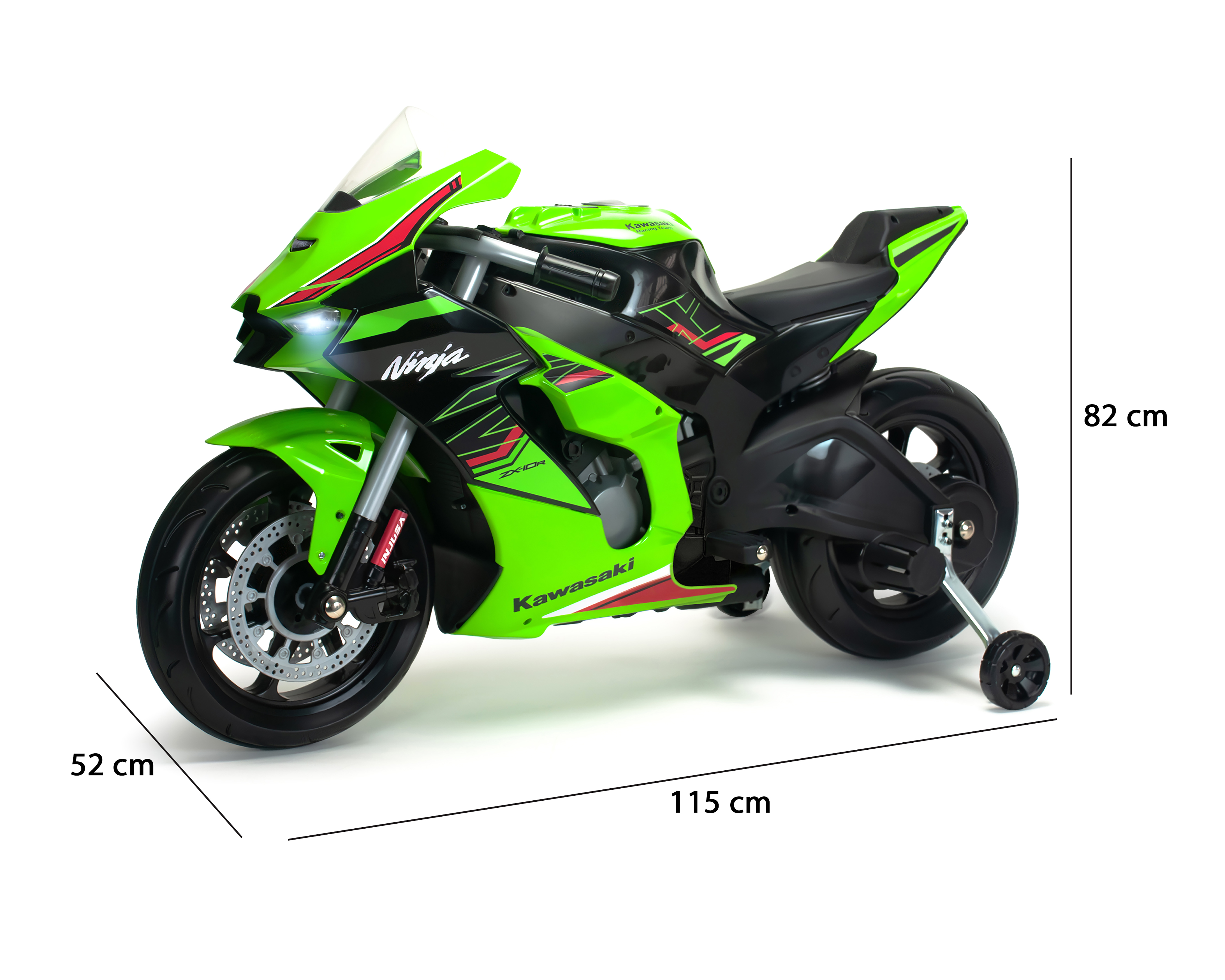 Foto 8 pulgar | Foto 7 | Montable Eléctrico Kawasaki Injusa Verde