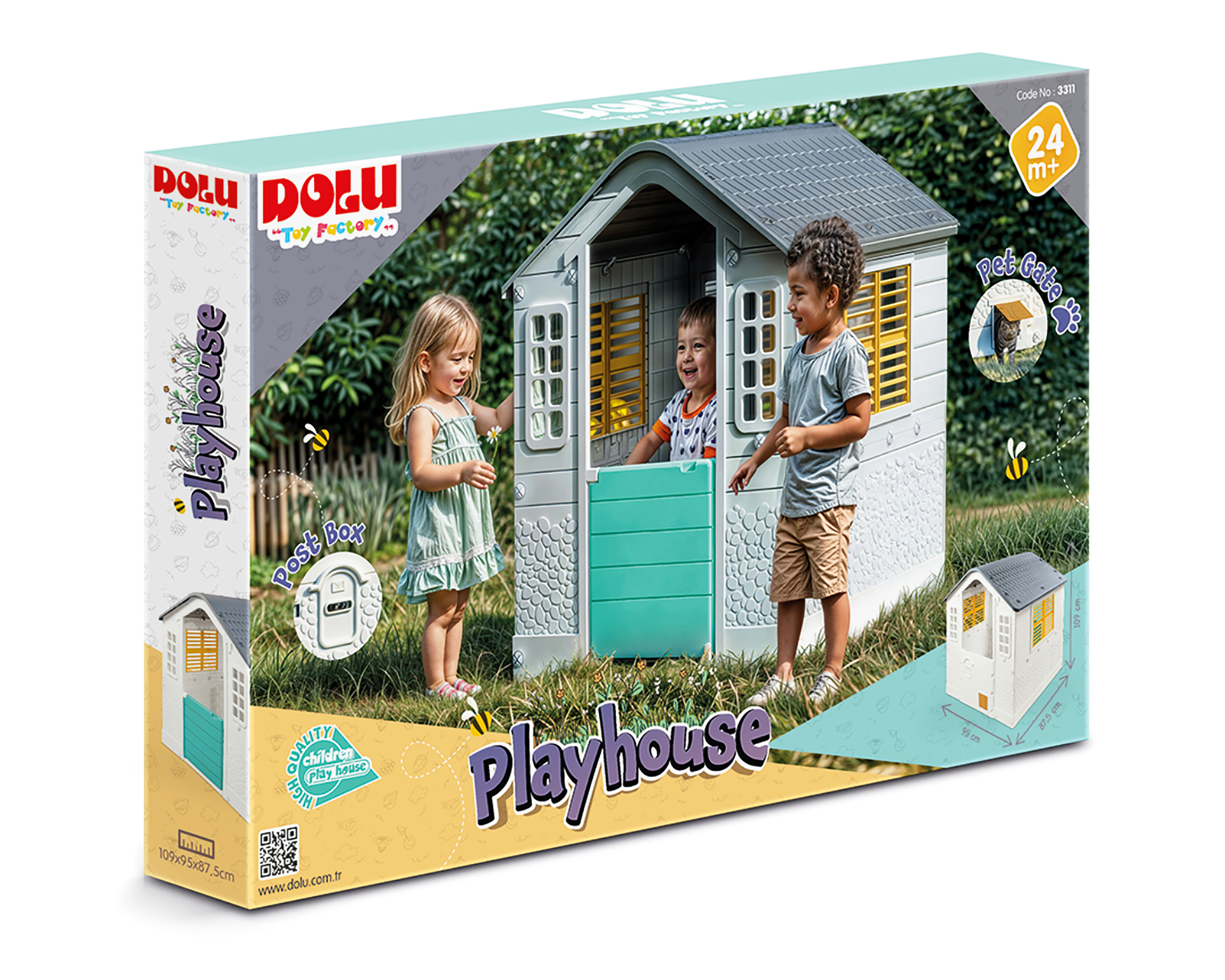 Foto 6 pulgar | Foto 5 | Casa de Juego para Niños Dolu Playhouse