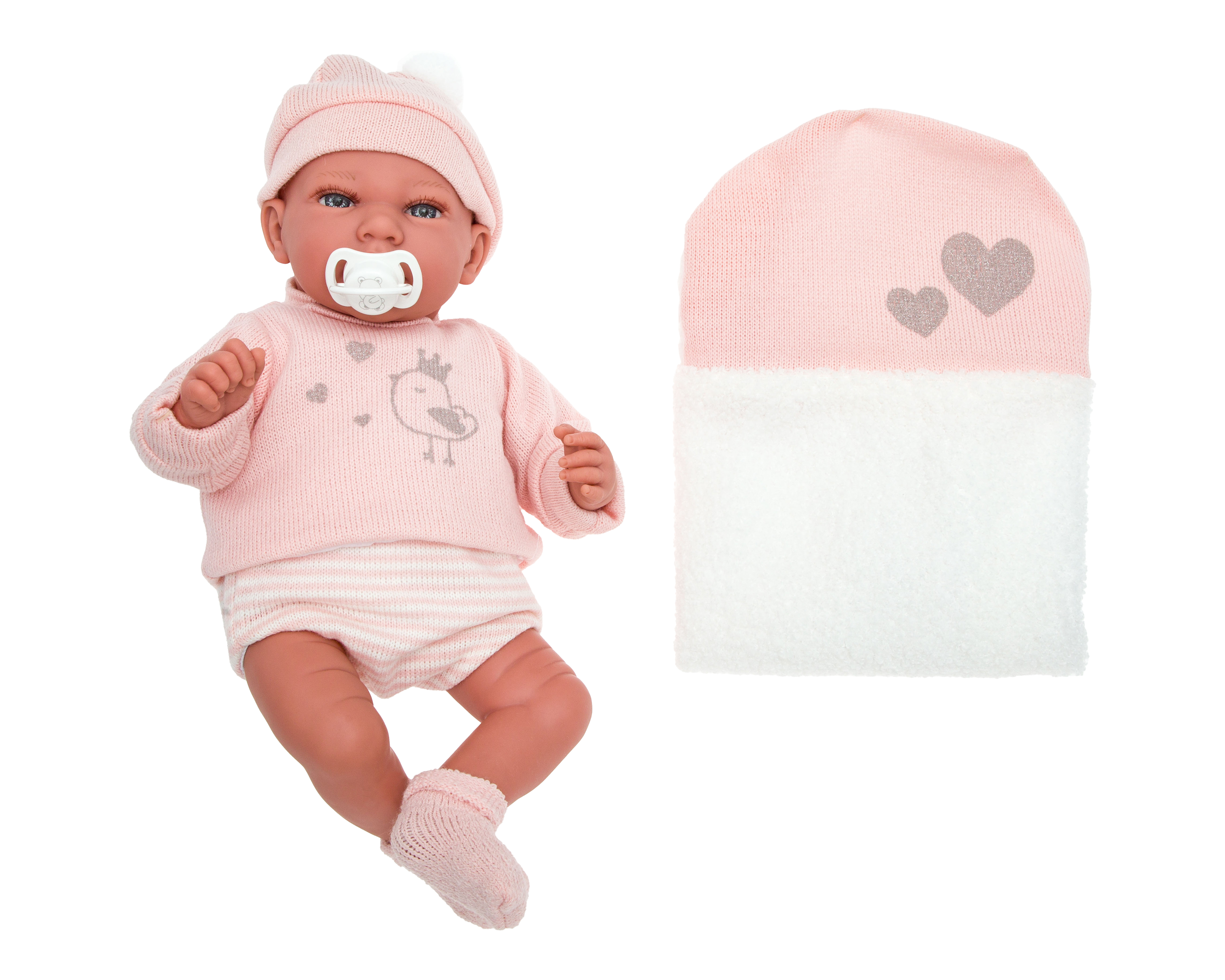 Muñeca Bebé Reborn Elegance con Accesorios