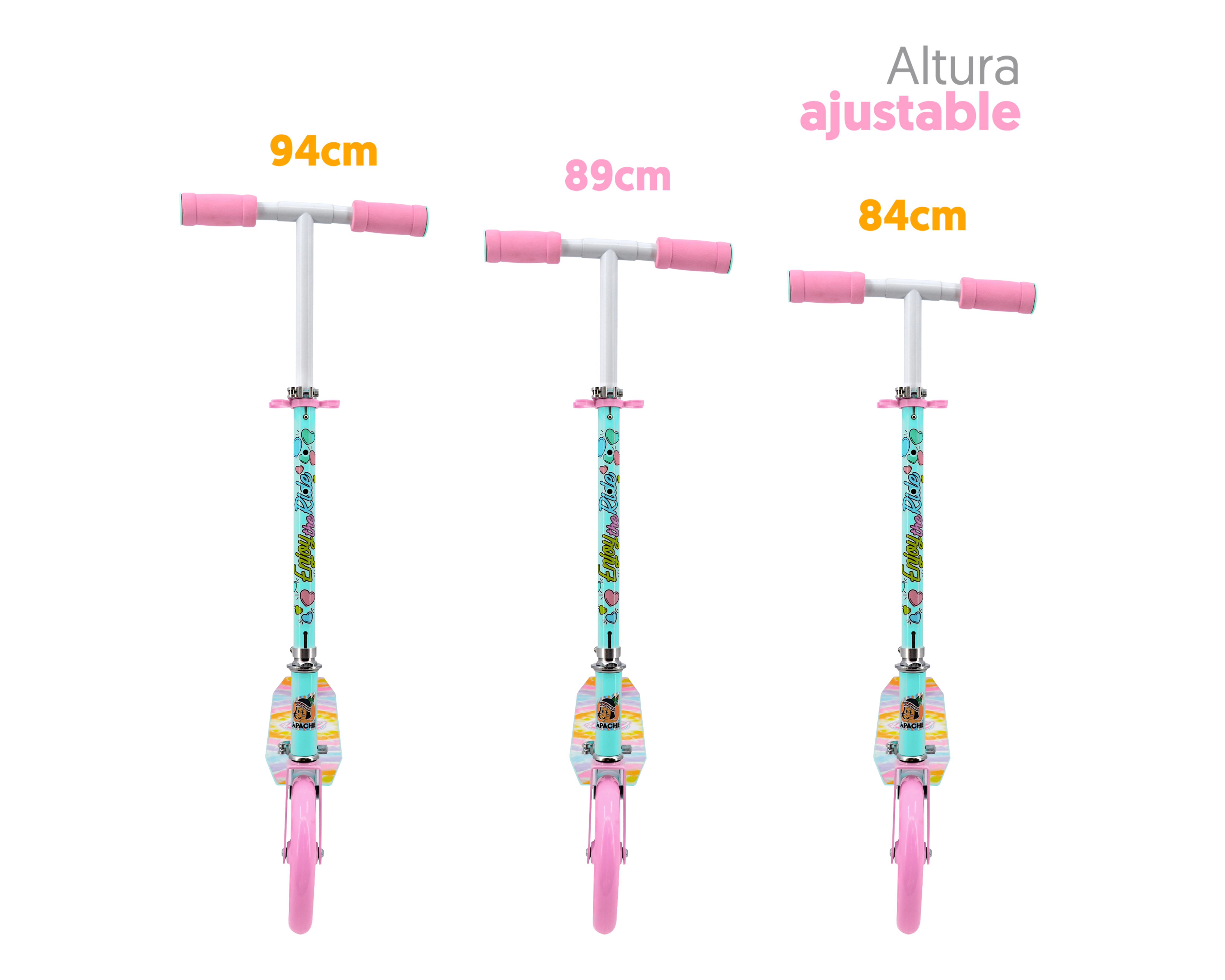 Foto 5 pulgar | Foto 4 | Scooter Infantil Apache Glam Plegable