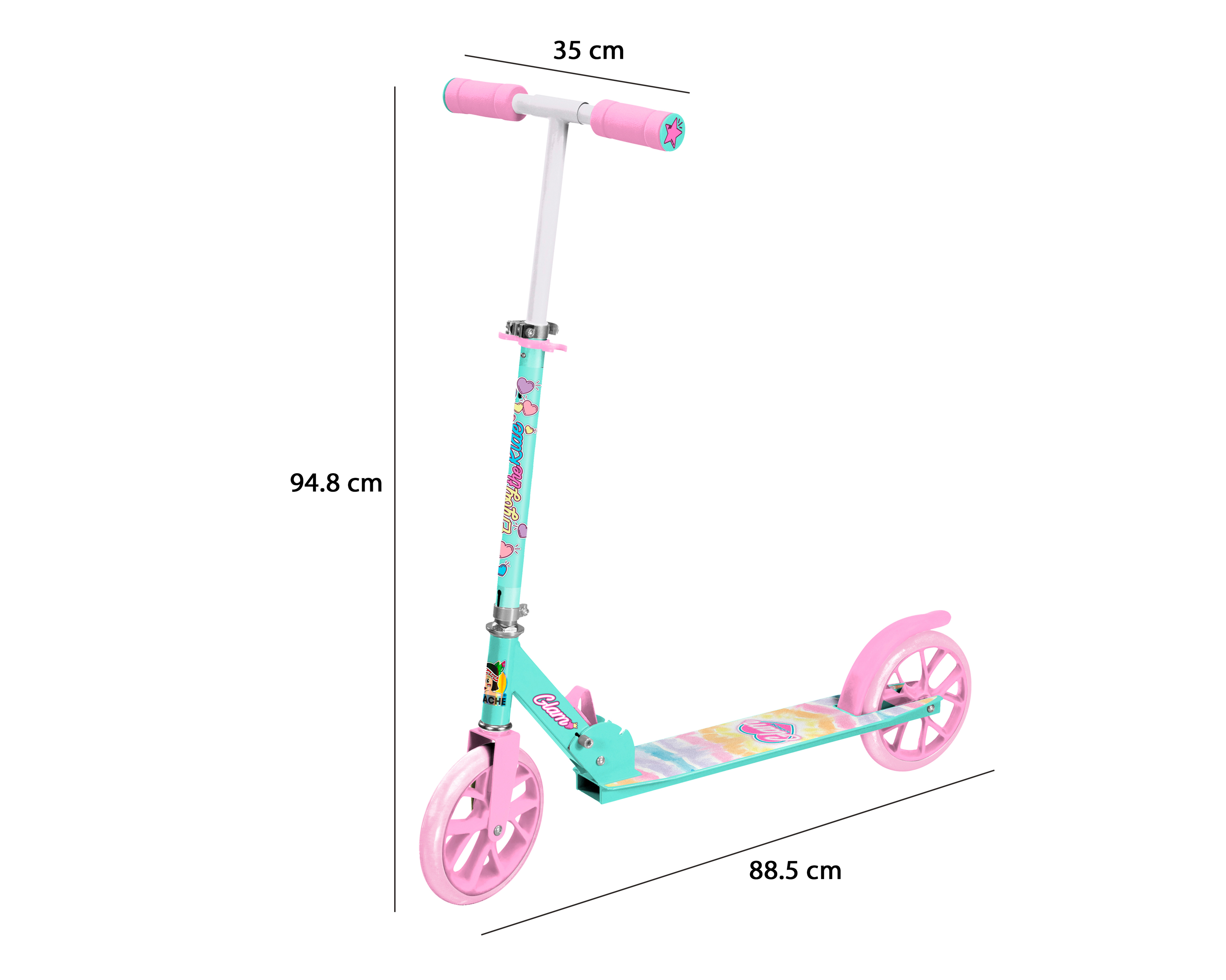 Foto 7 pulgar | Foto 6 | Scooter Infantil Apache Glam Plegable