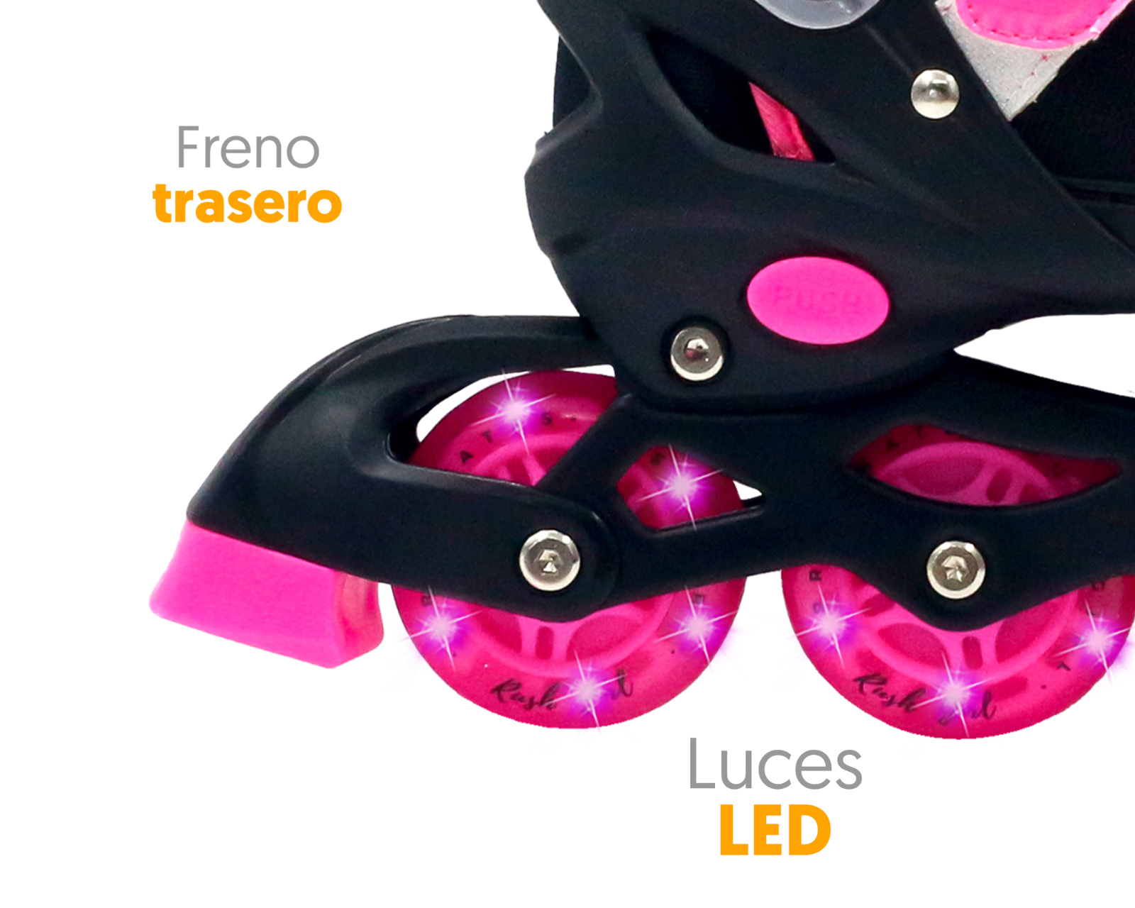 Foto 5 | Foto 5 | Patines para Niña Apache Rush Girl Ajustables