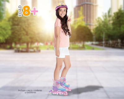 Foto 6 | Foto 6 | Patines para Niña de 4 Ruedas Apache Glam Ajustables