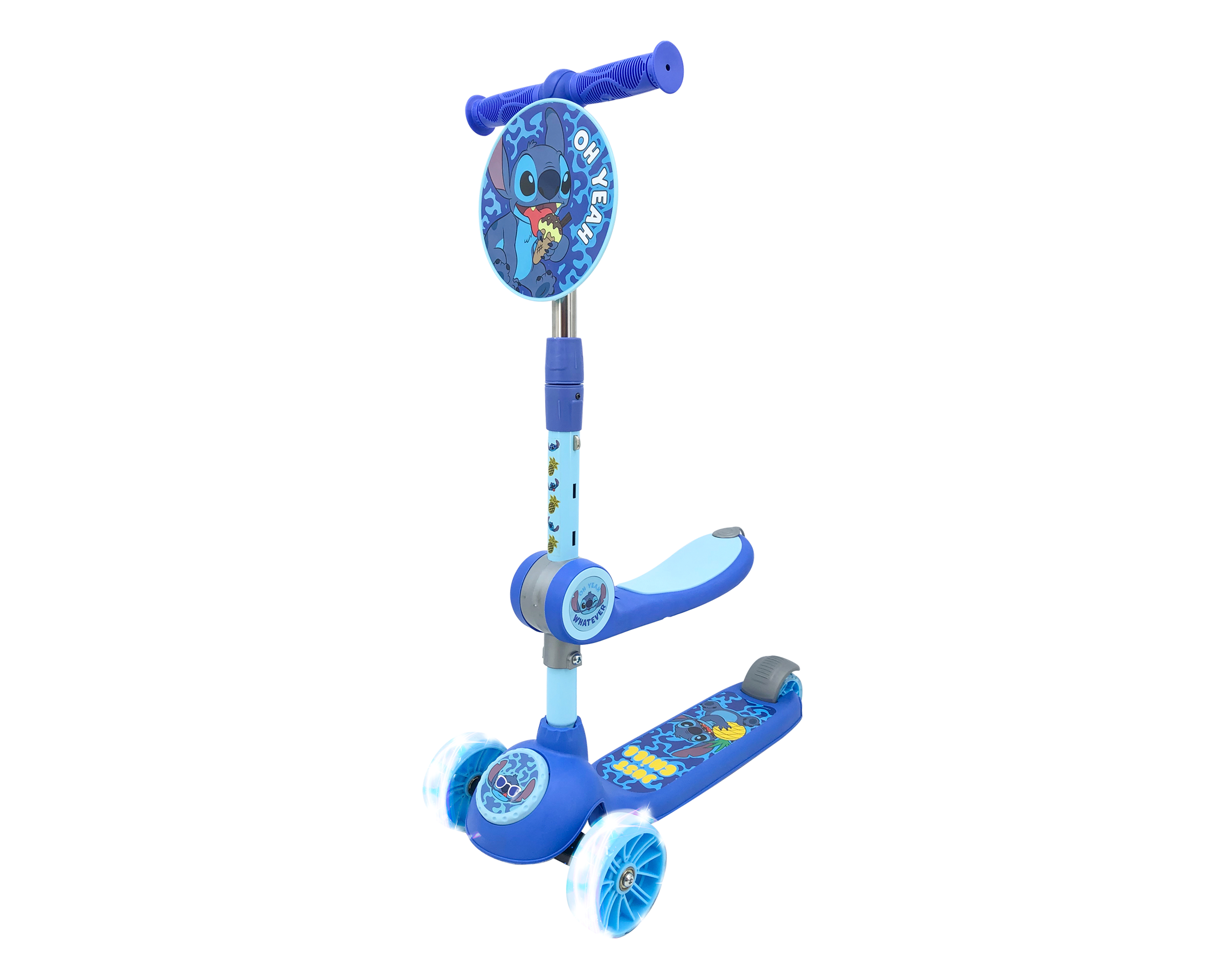 Foto 2 pulgar | Foto 1 | Scooter Infantil Apache Disney Stitch 2 en 1