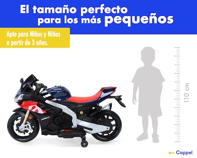Foto 7 | Foto 7 | Montable Eléctrico Motocicleta Aprilia Rojo