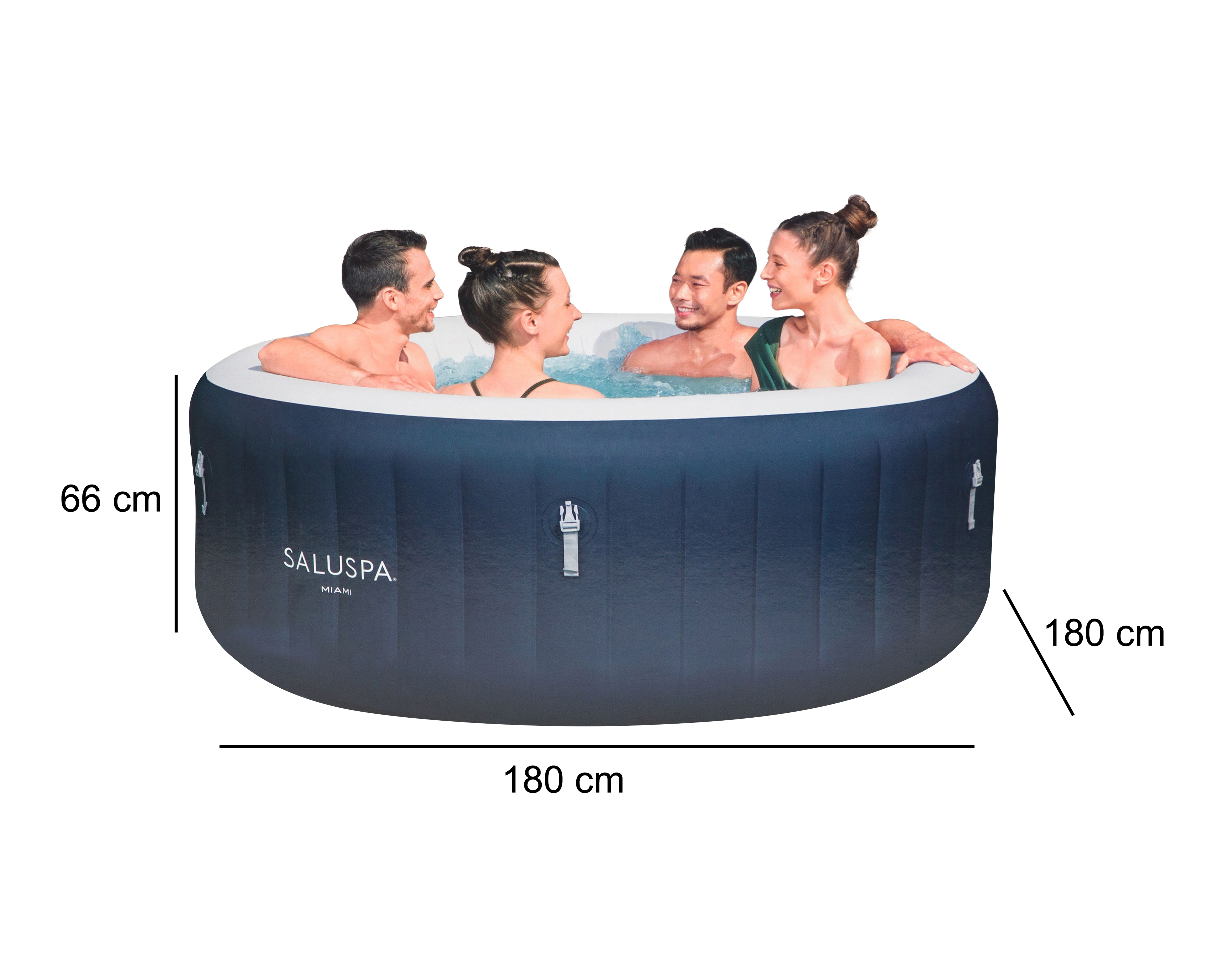 Foto 5 pulgar | Foto 4 | Alberca Inflable Circular Bestway 669 L 180 x 66 cm
