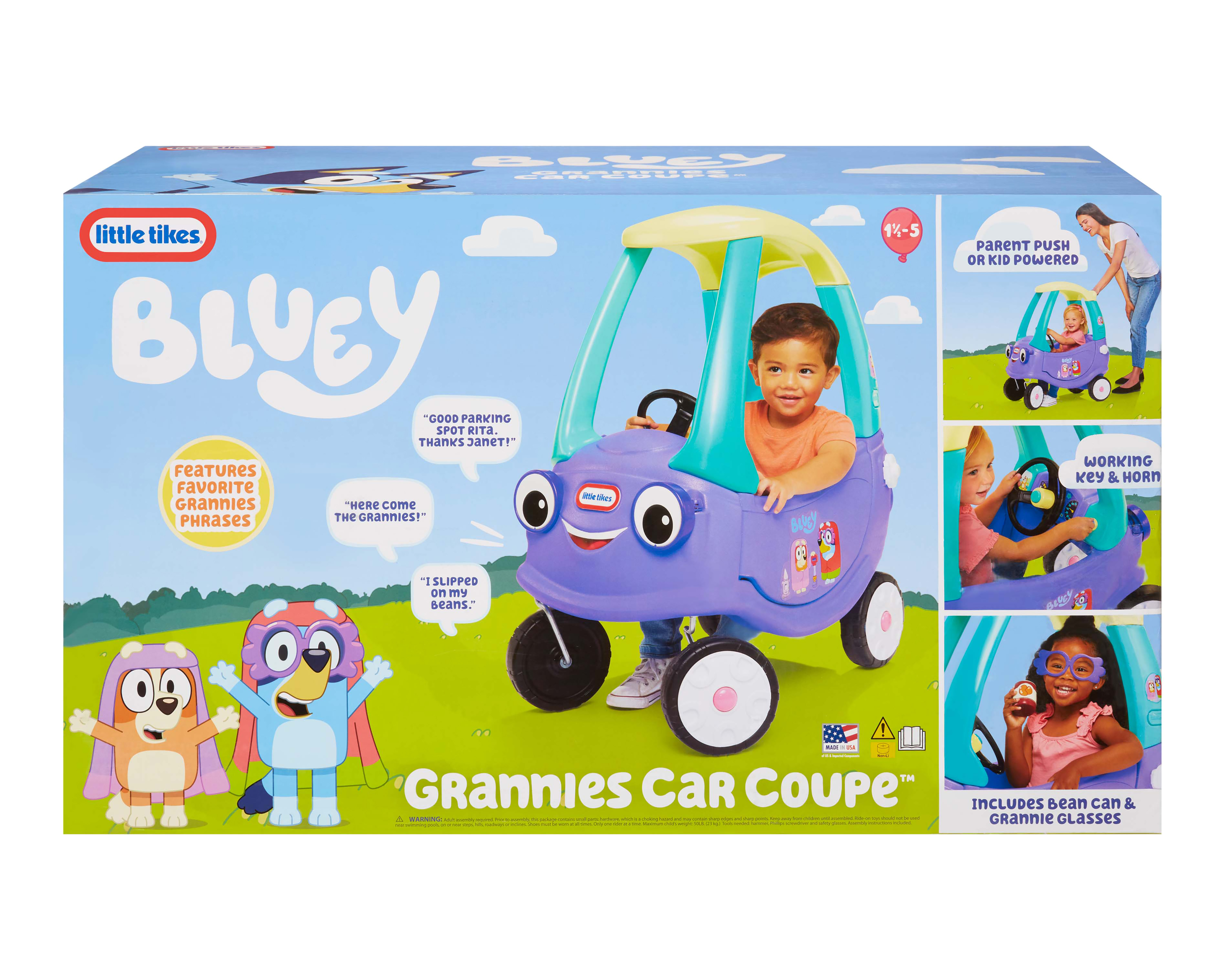 Foto 5 pulgar | Foto 4 | Correpasillos Bluey Little Tikes Multicolor